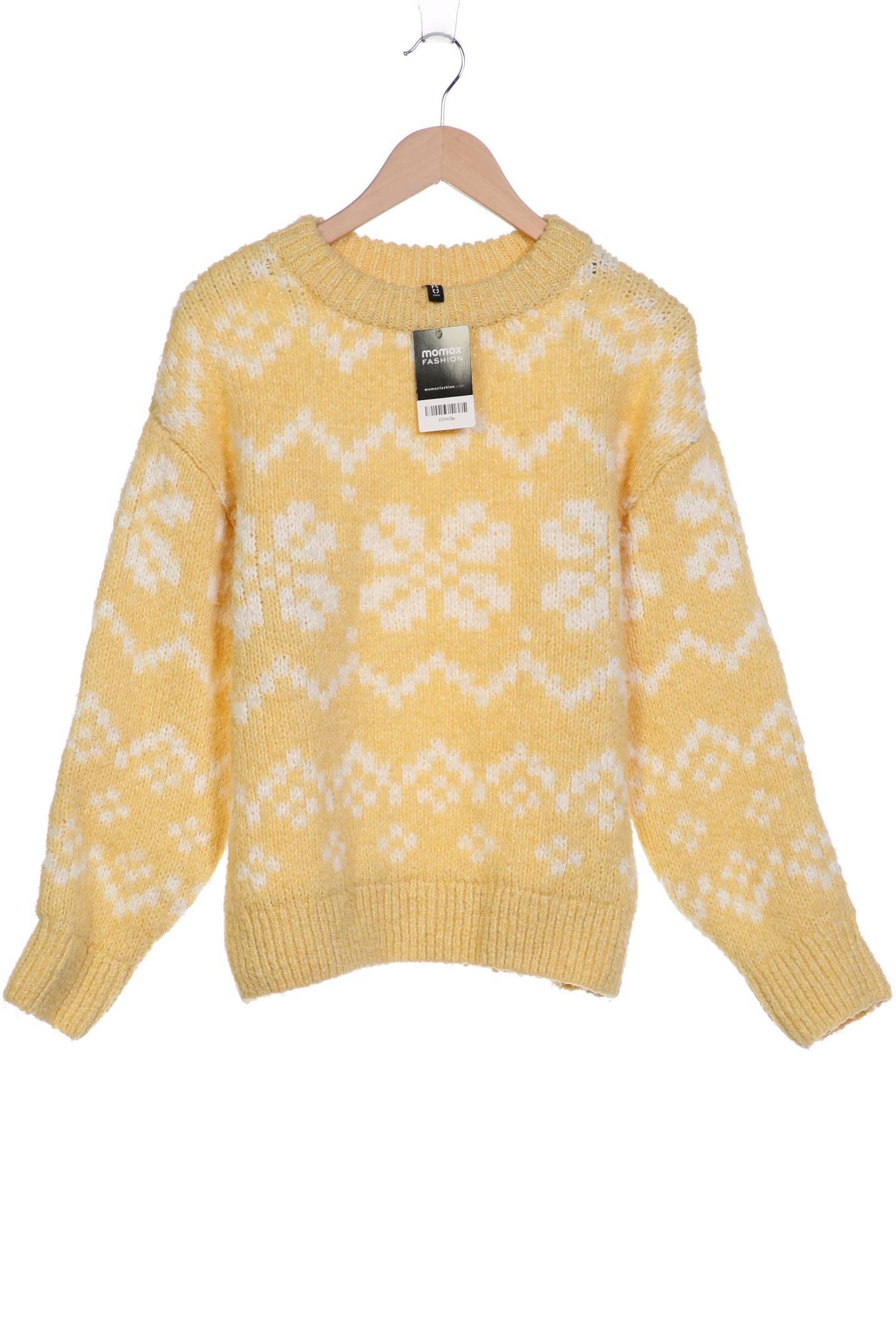 

H&M Damen Pullover, gelb, Gr. 38