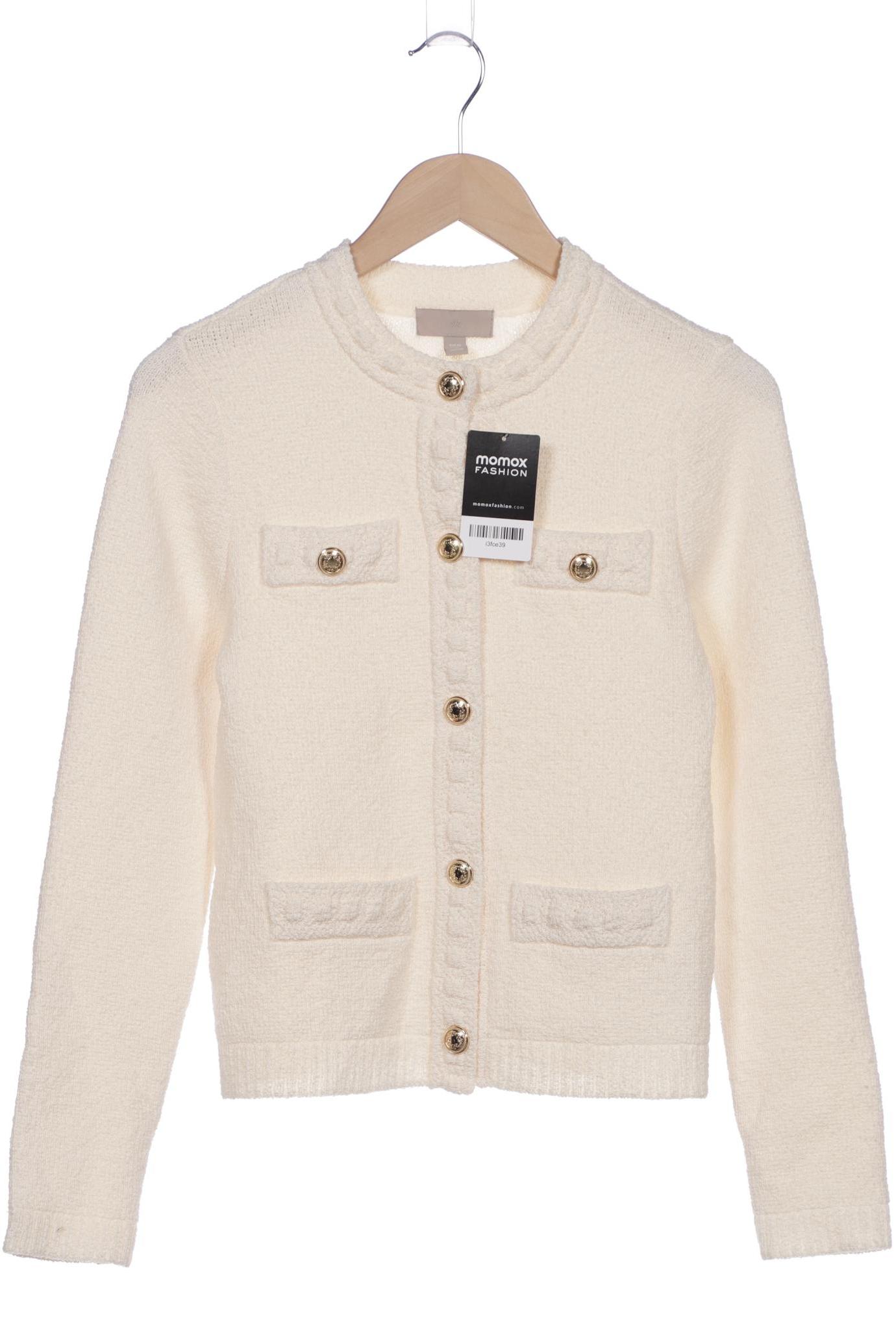 

H&M Damen Strickjacke, cremeweiß, Gr. 34