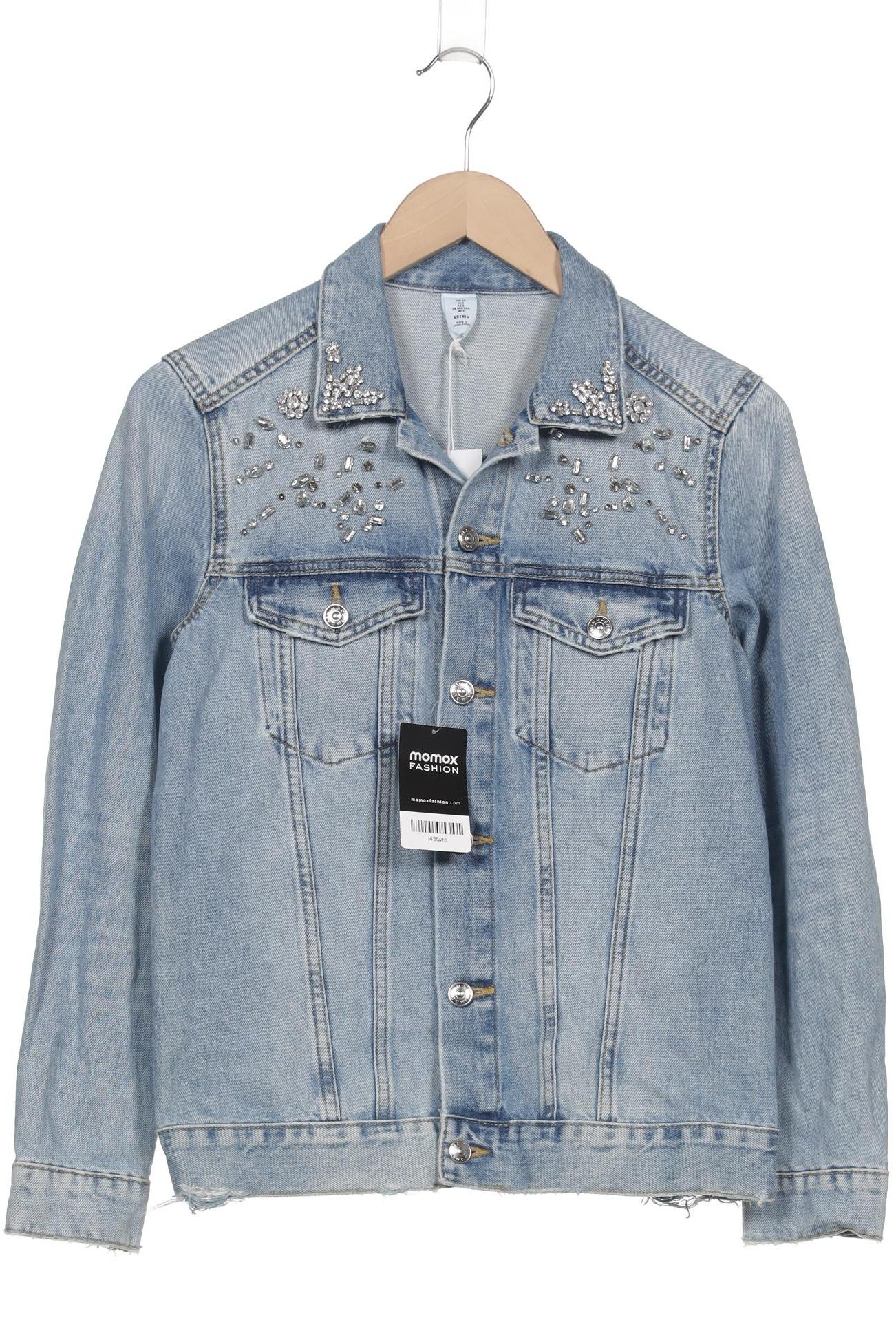

H&M Damen Jacke, blau, Gr. 38