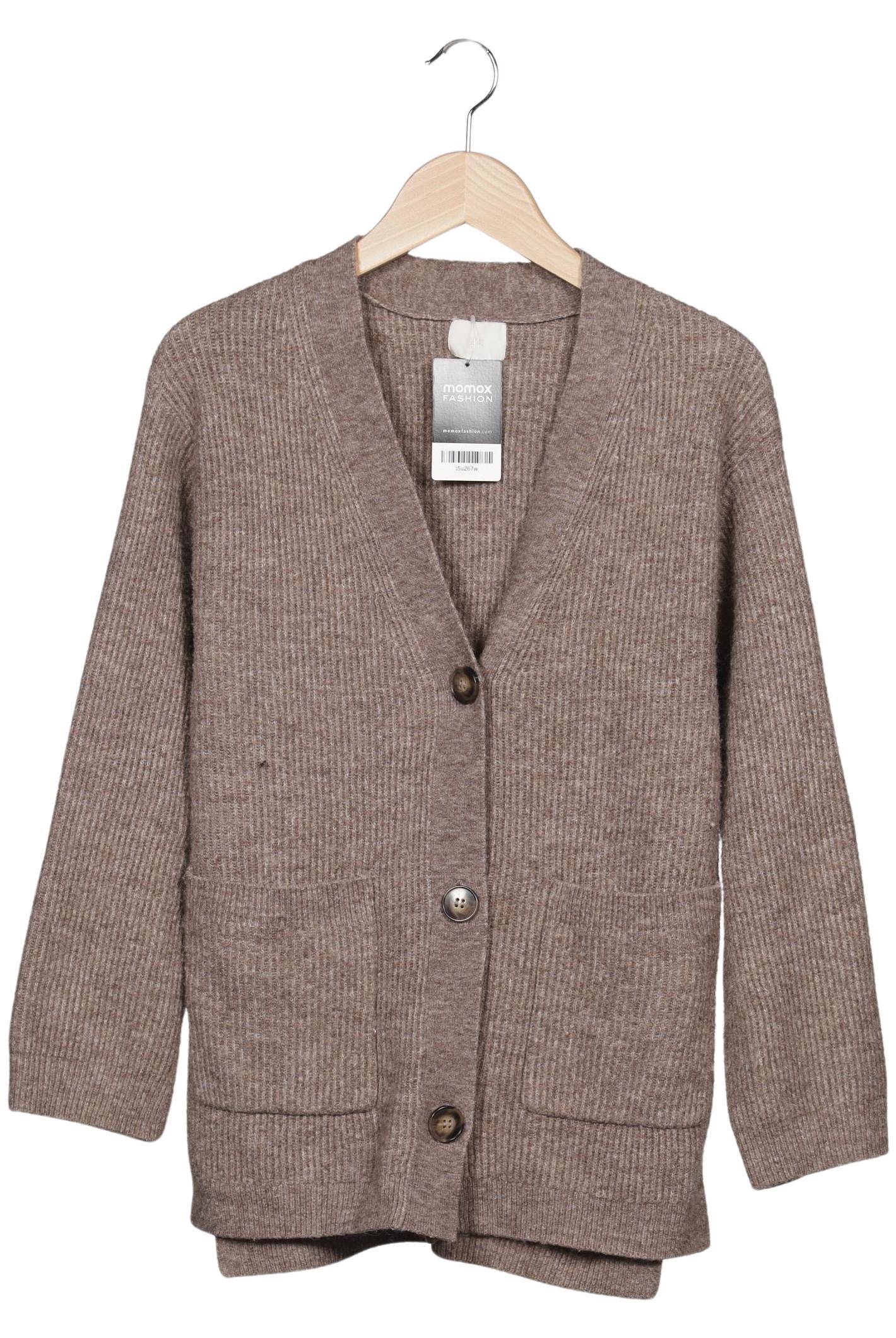 

H&M Damen Strickjacke, braun, Gr. 34