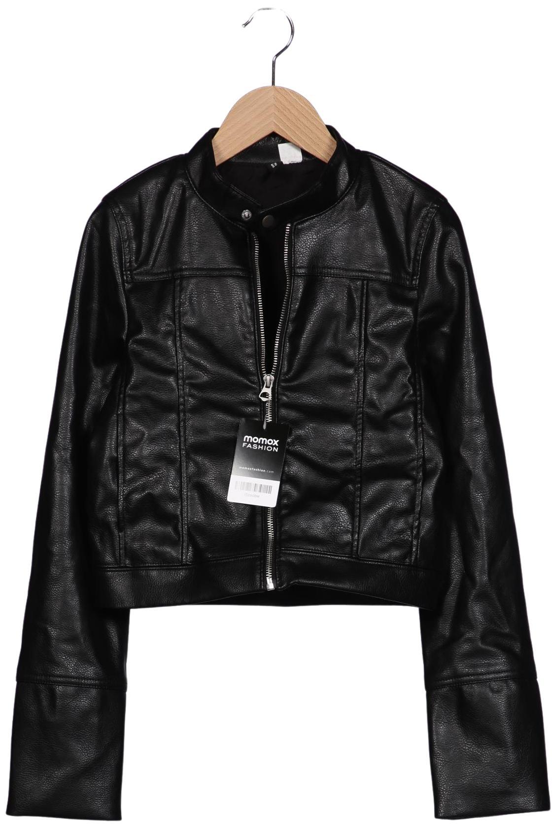 

H&M Damen Jacke, schwarz, Gr. 32