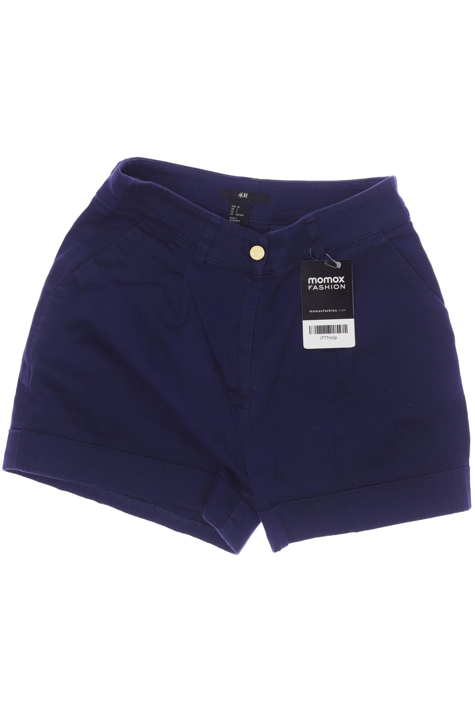

H&M Damen Shorts, marineblau, Gr. 34