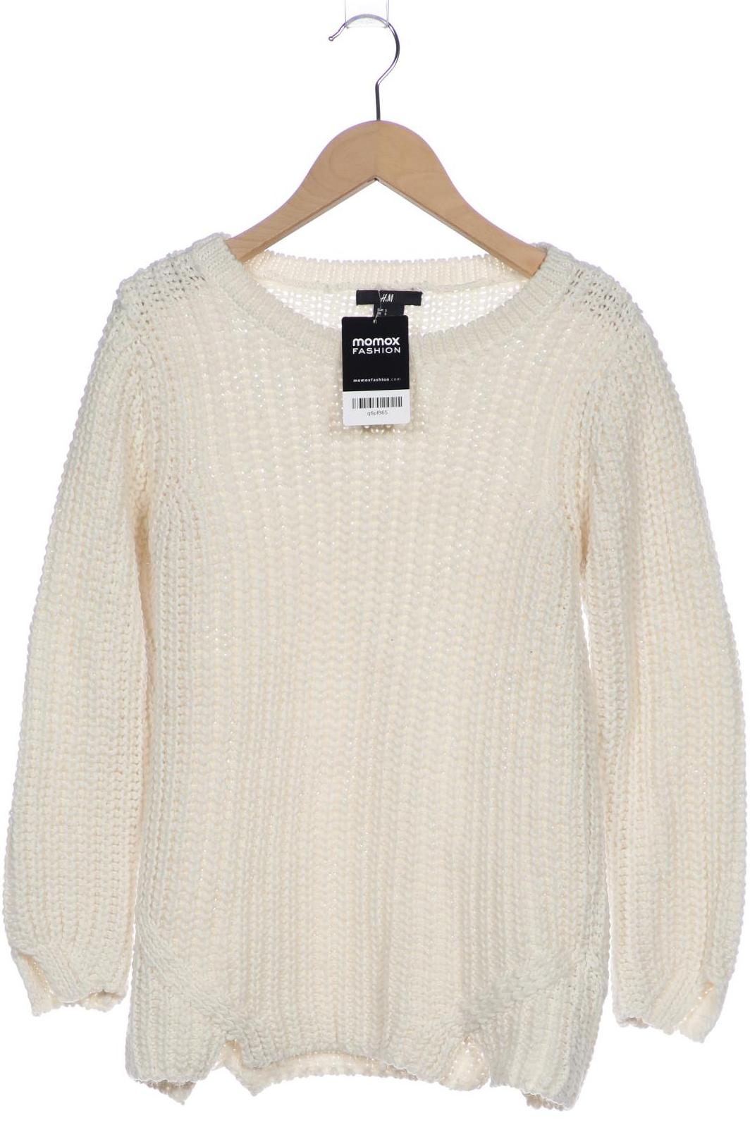 

H&M Damen Pullover, cremeweiß, Gr. 36