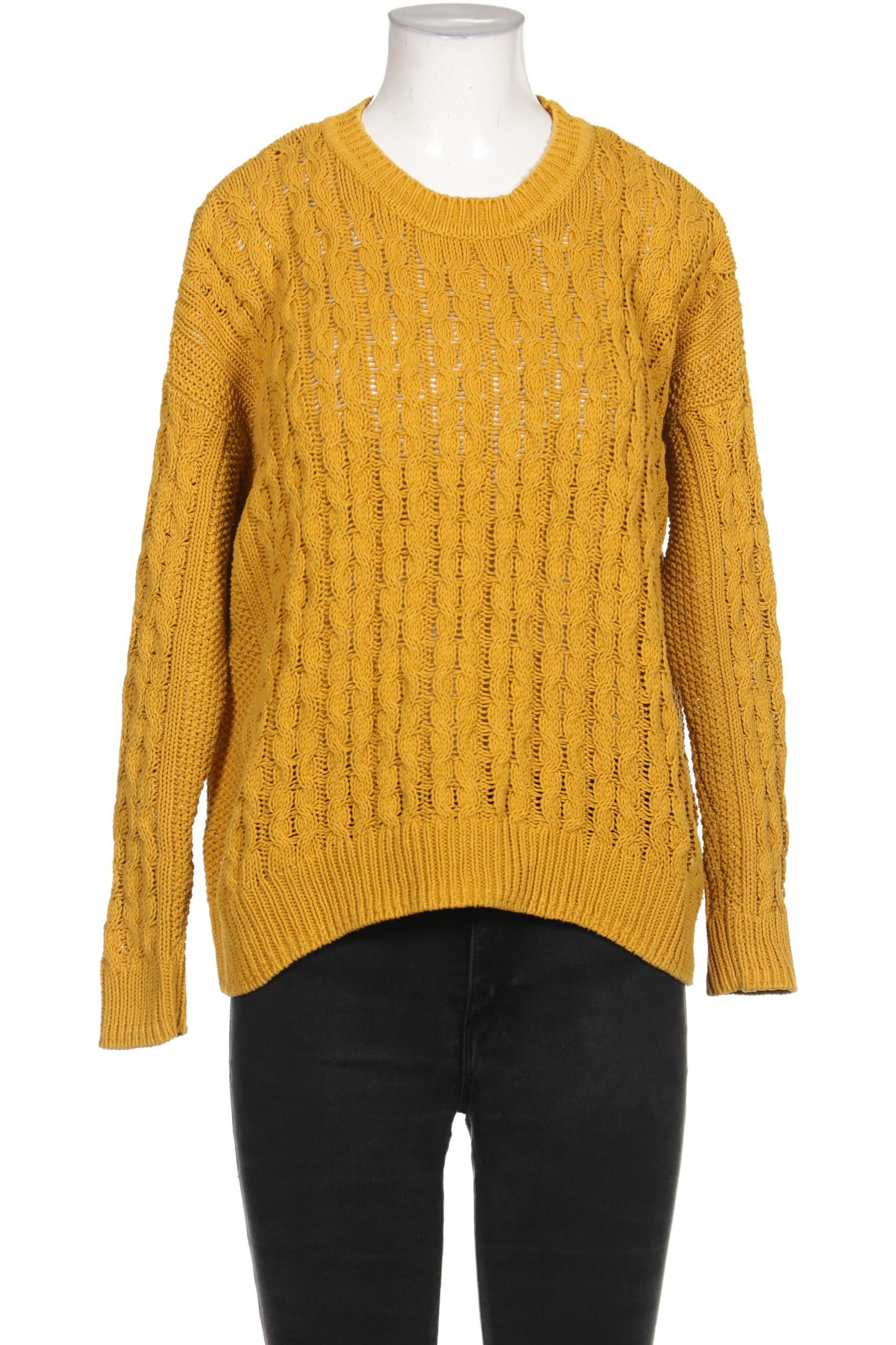 

H&M Damen Pullover, gelb, Gr. 36