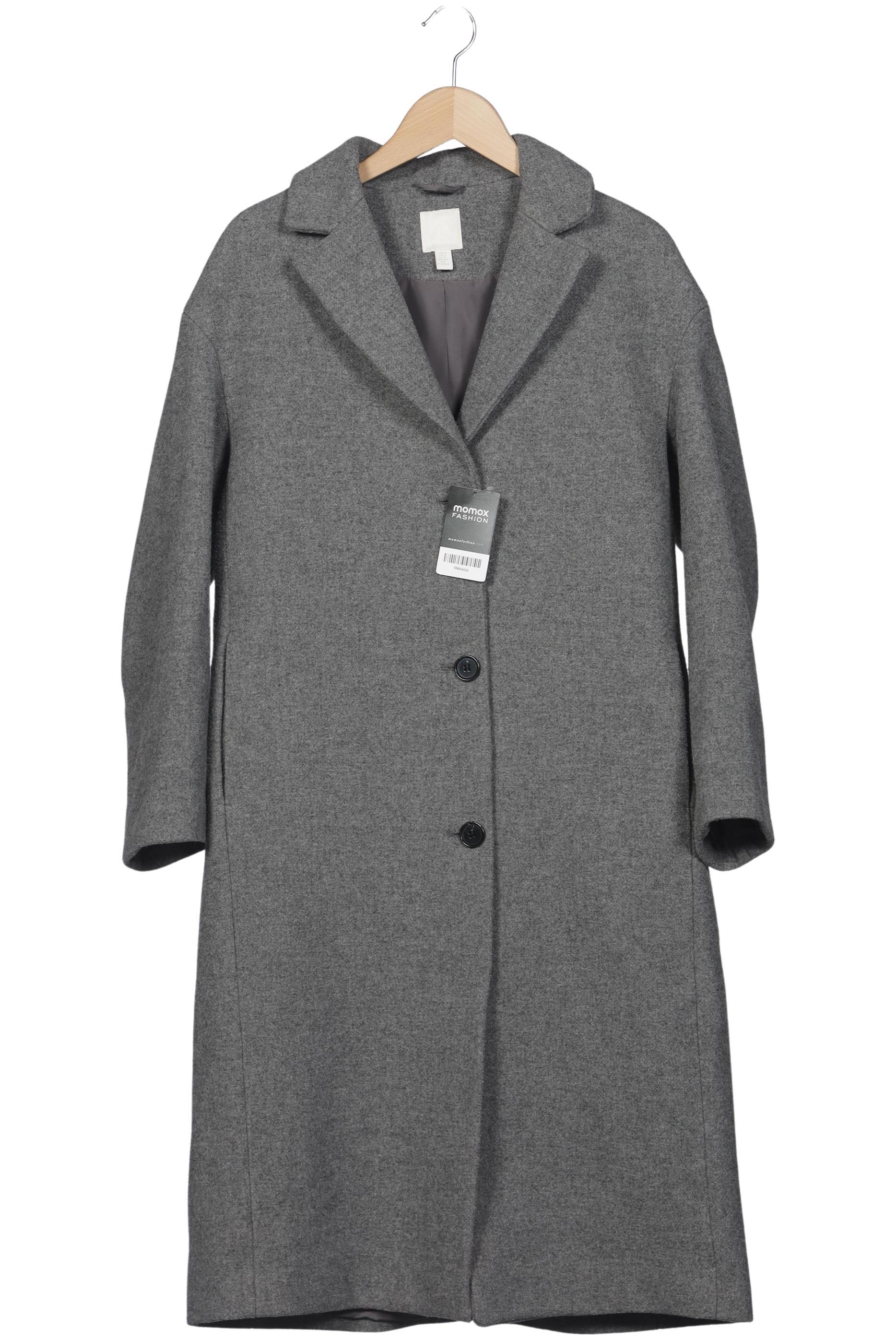 

H&M Damen Mantel, grau, Gr. 36