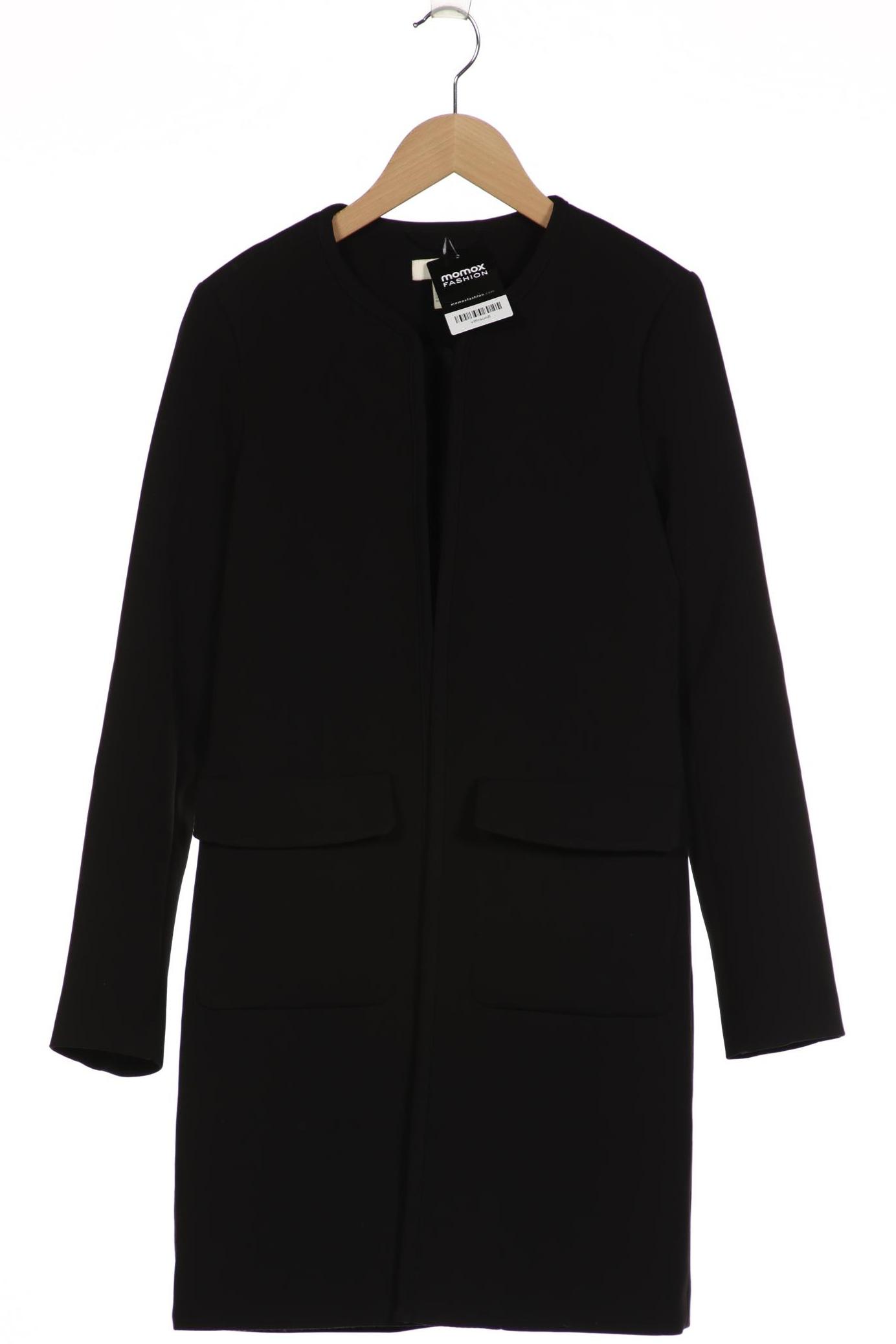 

H&M Damen Mantel, schwarz, Gr. 34