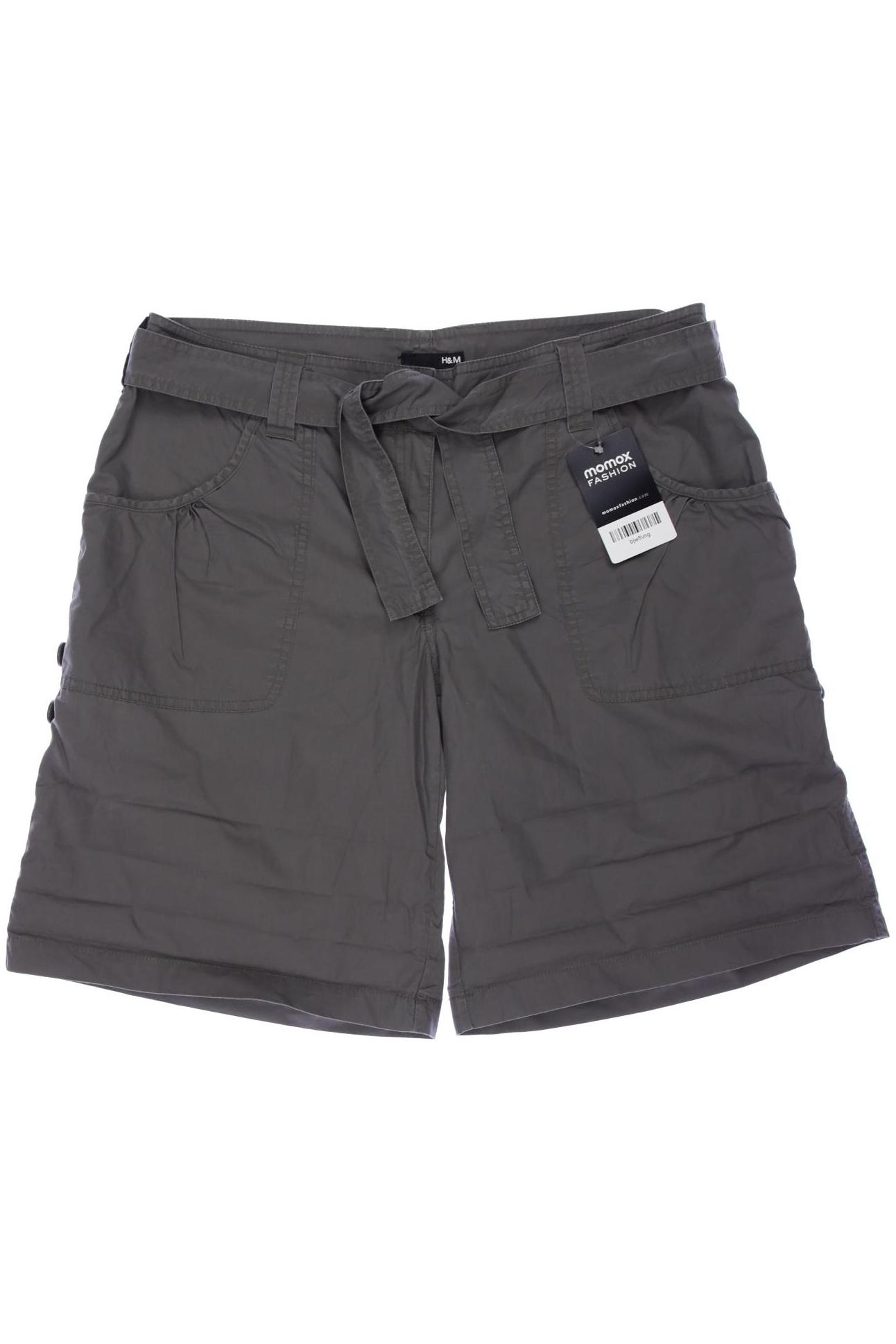 

H&M Damen Shorts, grau, Gr. 40