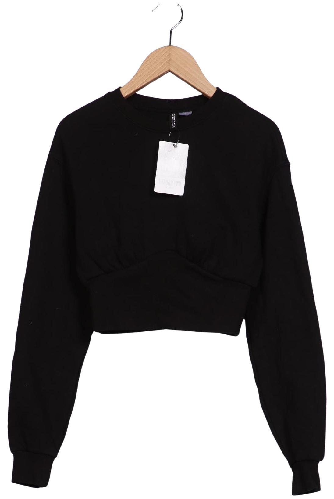 

H&M Damen Sweatshirt, schwarz, Gr. 34