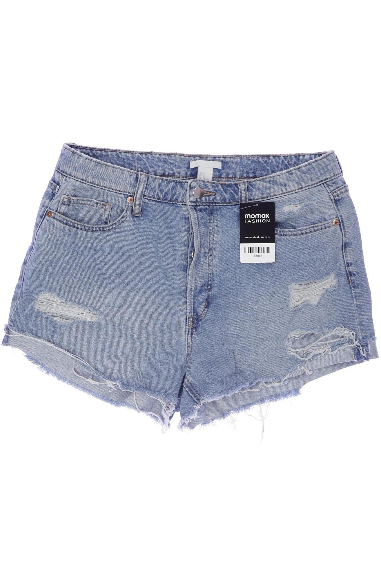 

H&M Damen Shorts, blau, Gr. 42