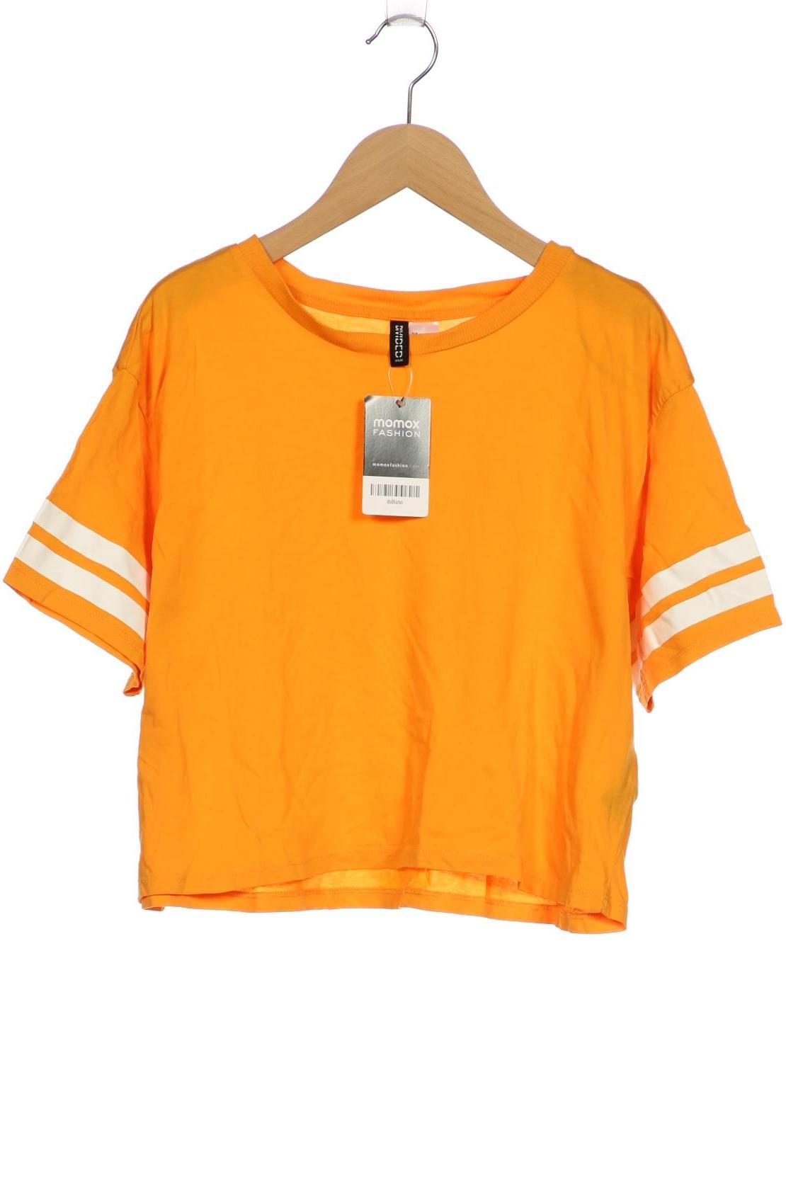 

H&M Damen T-Shirt, orange, Gr. 42