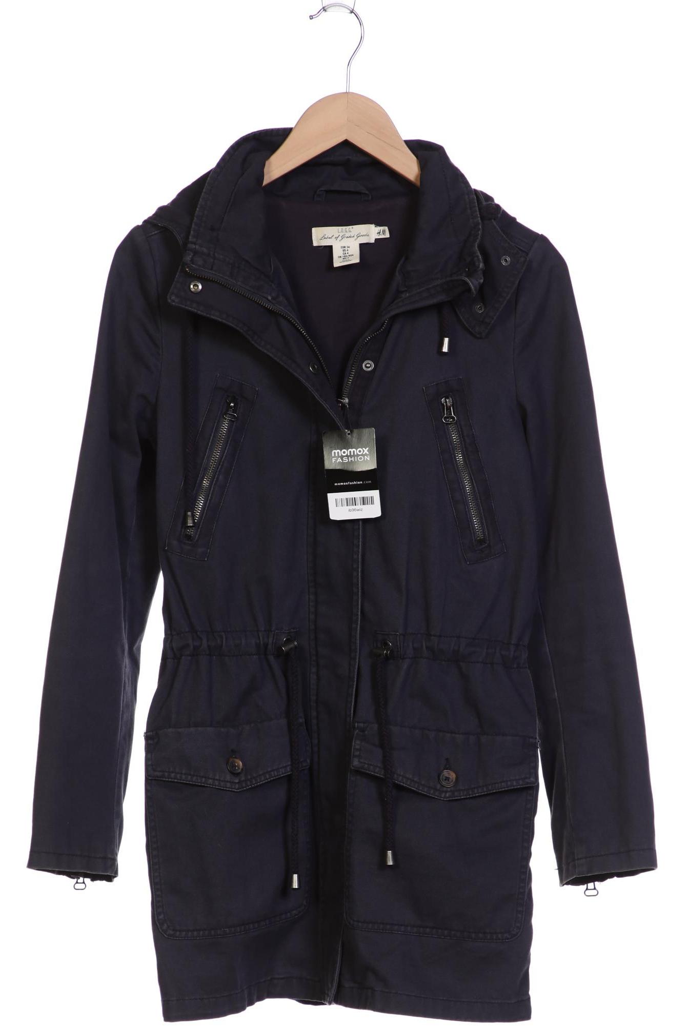 

H&M Damen Mantel, marineblau