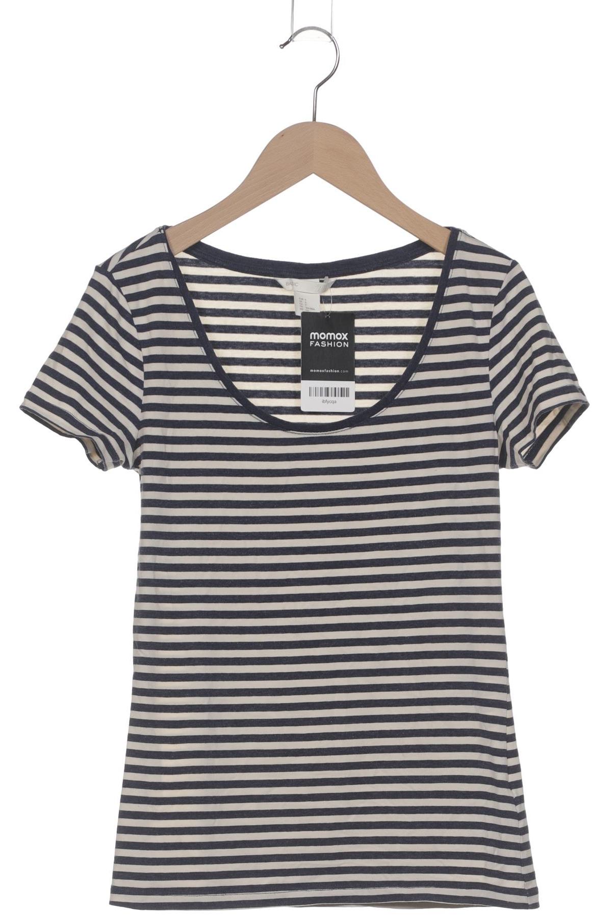 

H&M Damen T-Shirt, marineblau, Gr. 36