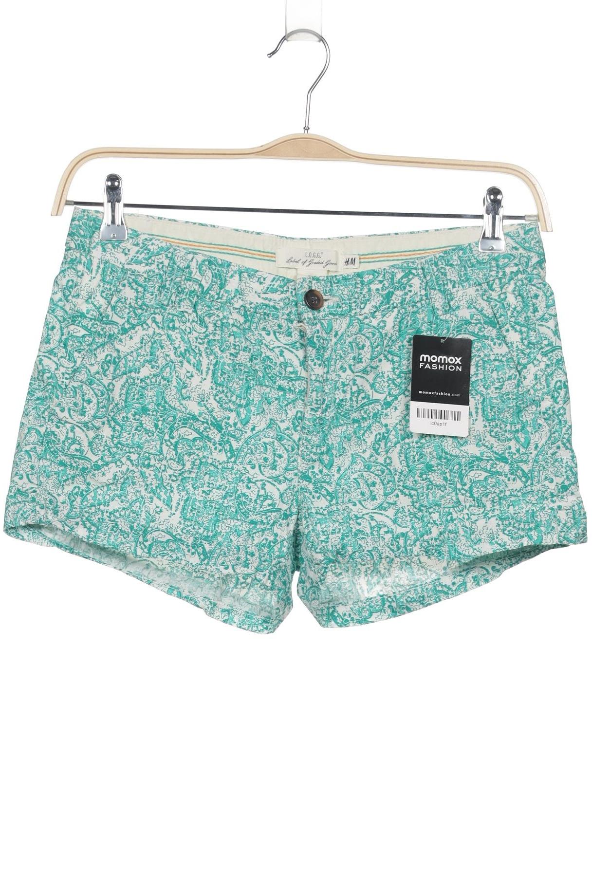 

H&M Damen Shorts, hellgrün, Gr. 36