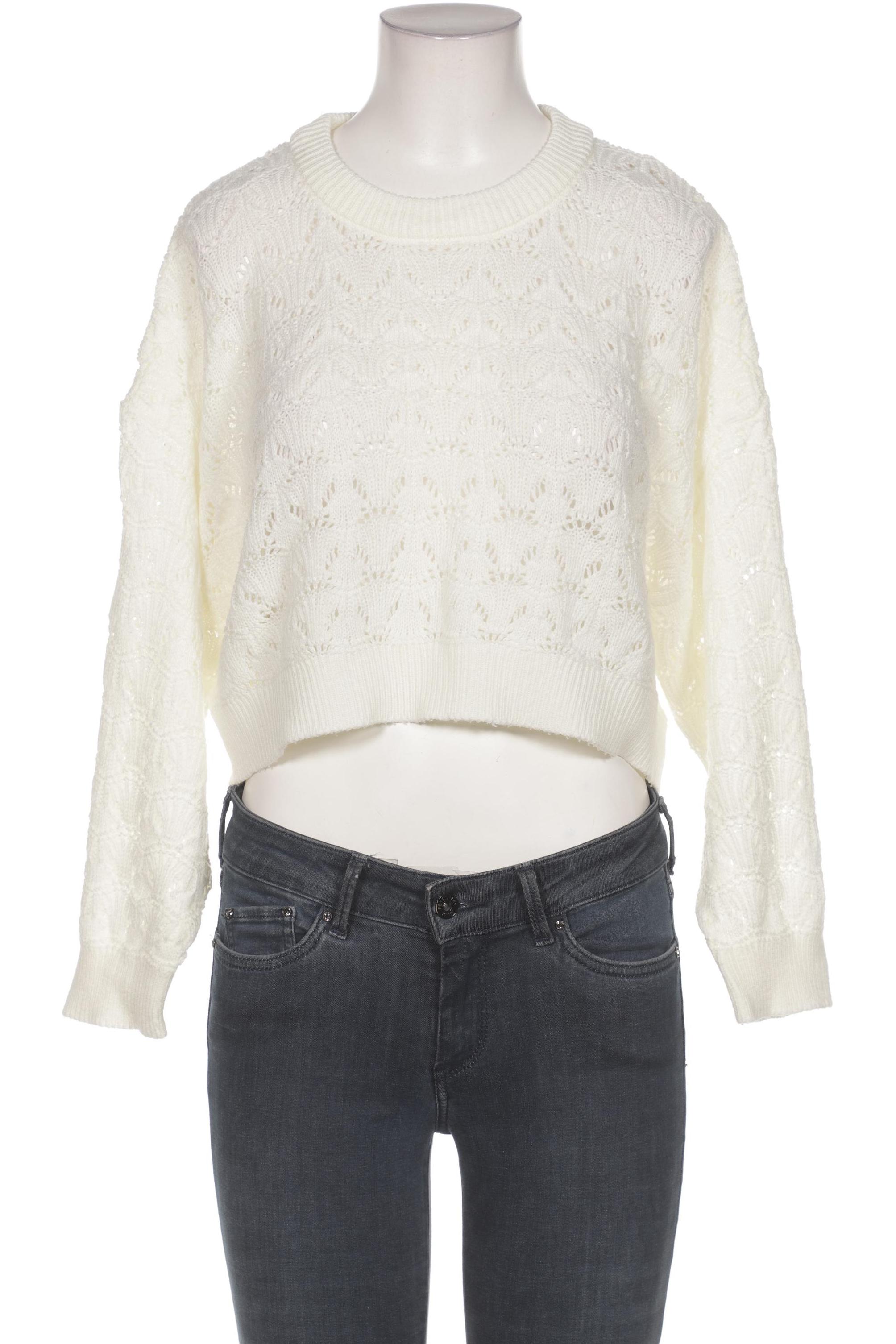 

H&M Damen Pullover, cremeweiß, Gr. 38