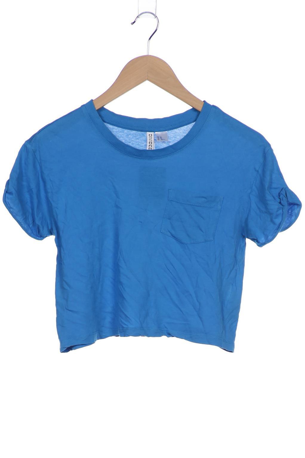 

H&M Damen T-Shirt, blau, Gr. 34