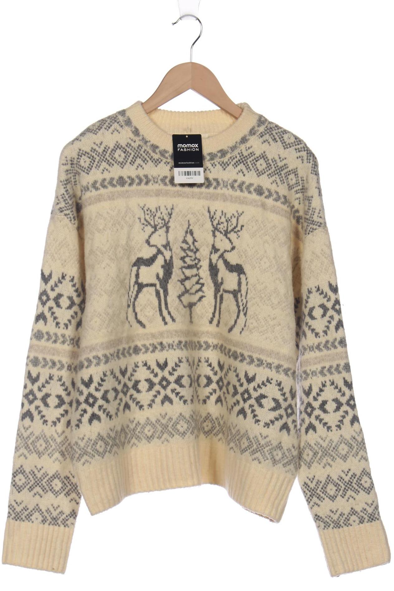 

H&M Damen Pullover, cremeweiß, Gr. 42