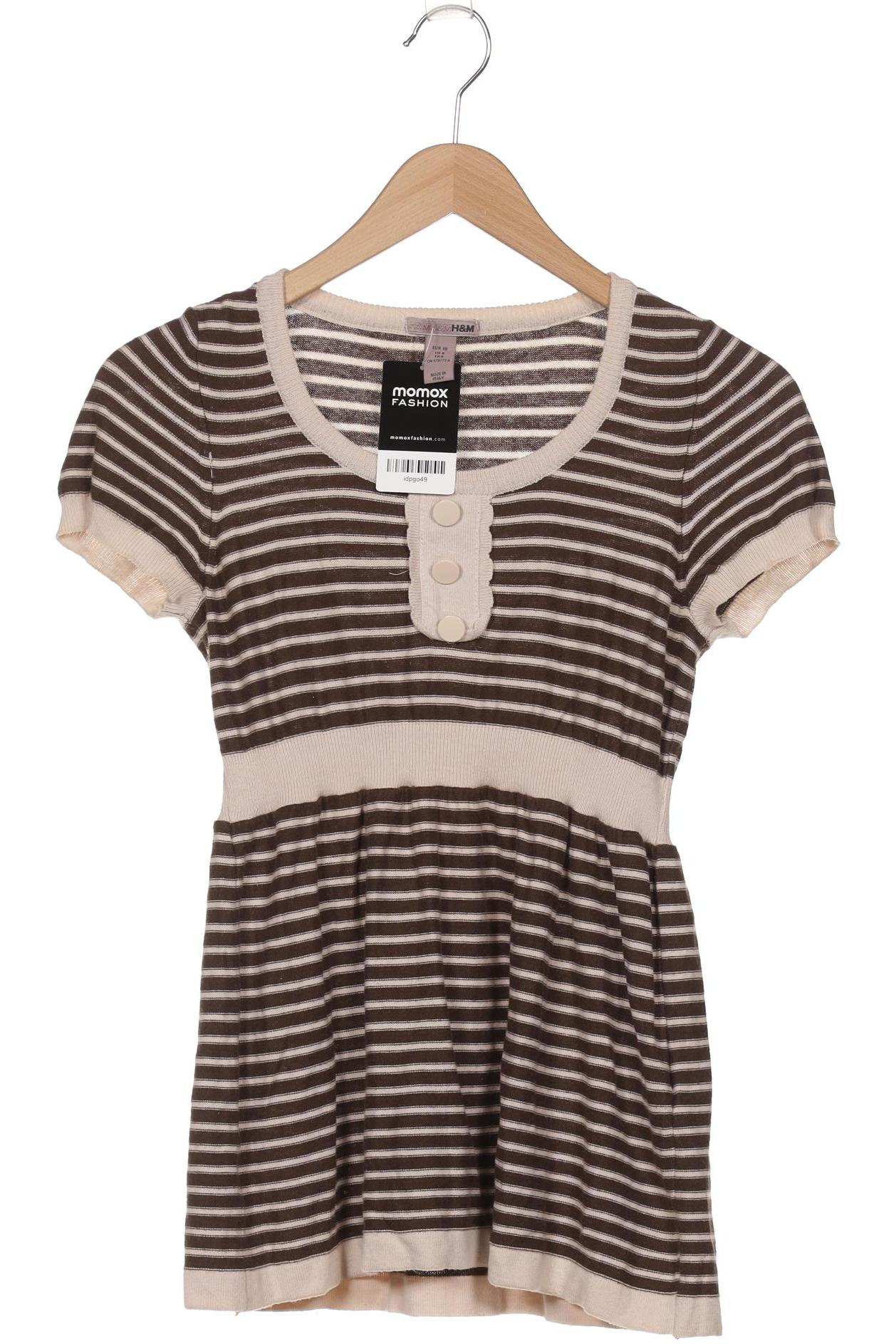 

H&M Damen T-Shirt, braun, Gr. 38