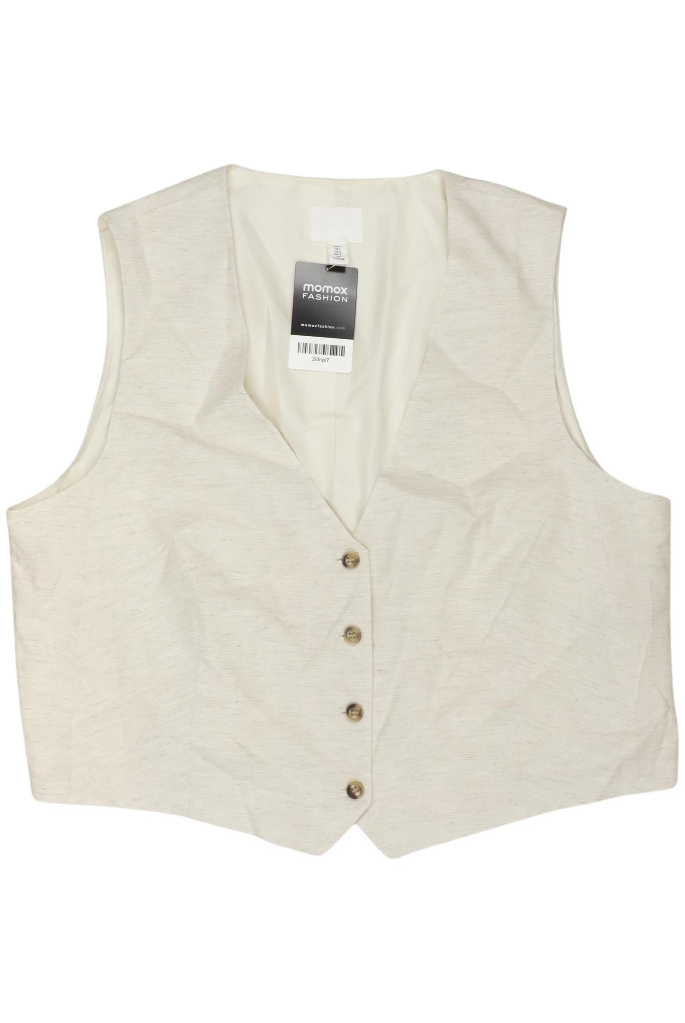 

H&M Damen Weste, beige, Gr. 42