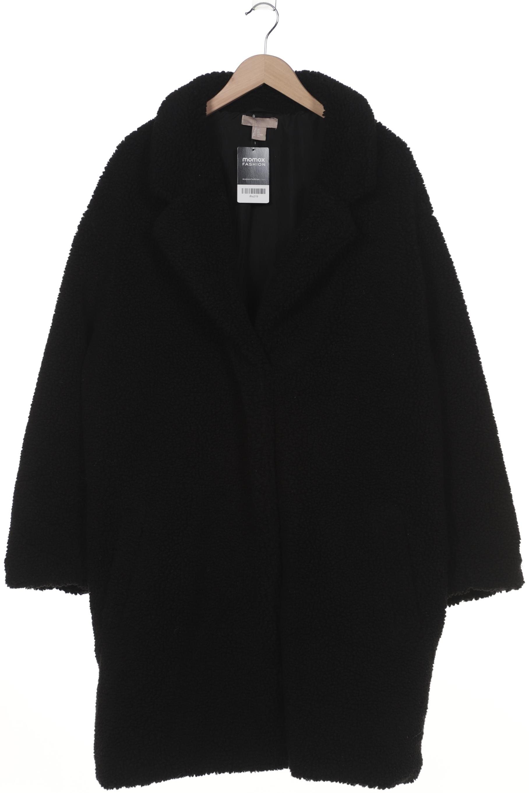 

H&M Damen Mantel, schwarz, Gr. 48