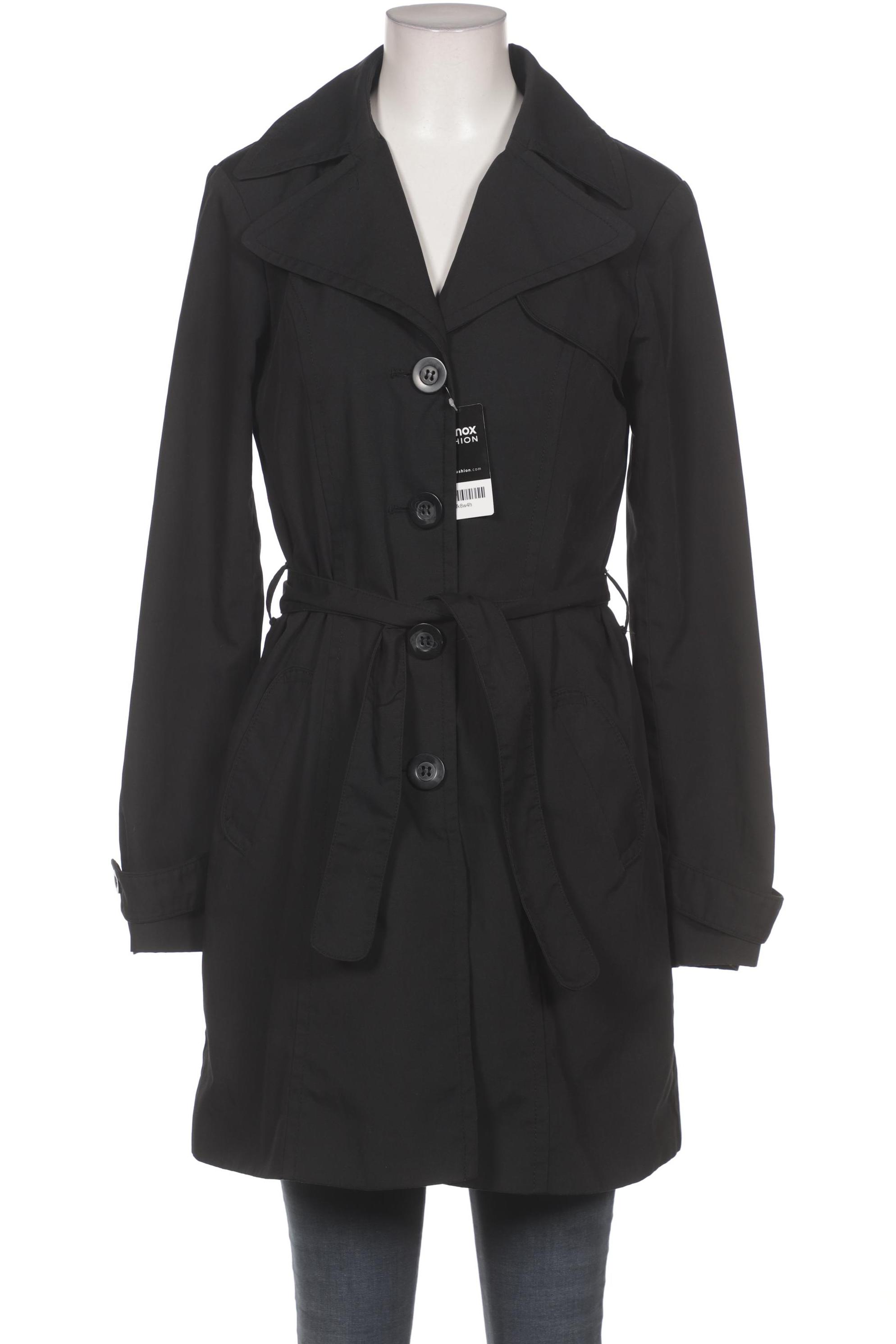 

H&M Damen Mantel, schwarz, Gr. 38