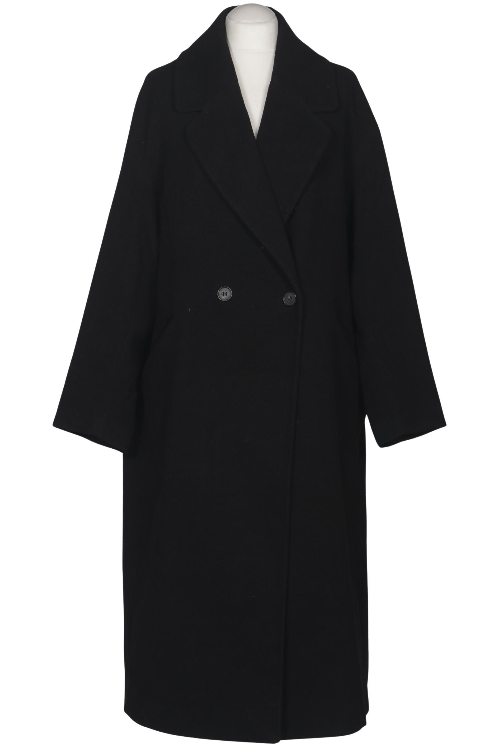 

H&M Damen Mantel, schwarz, Gr. 38