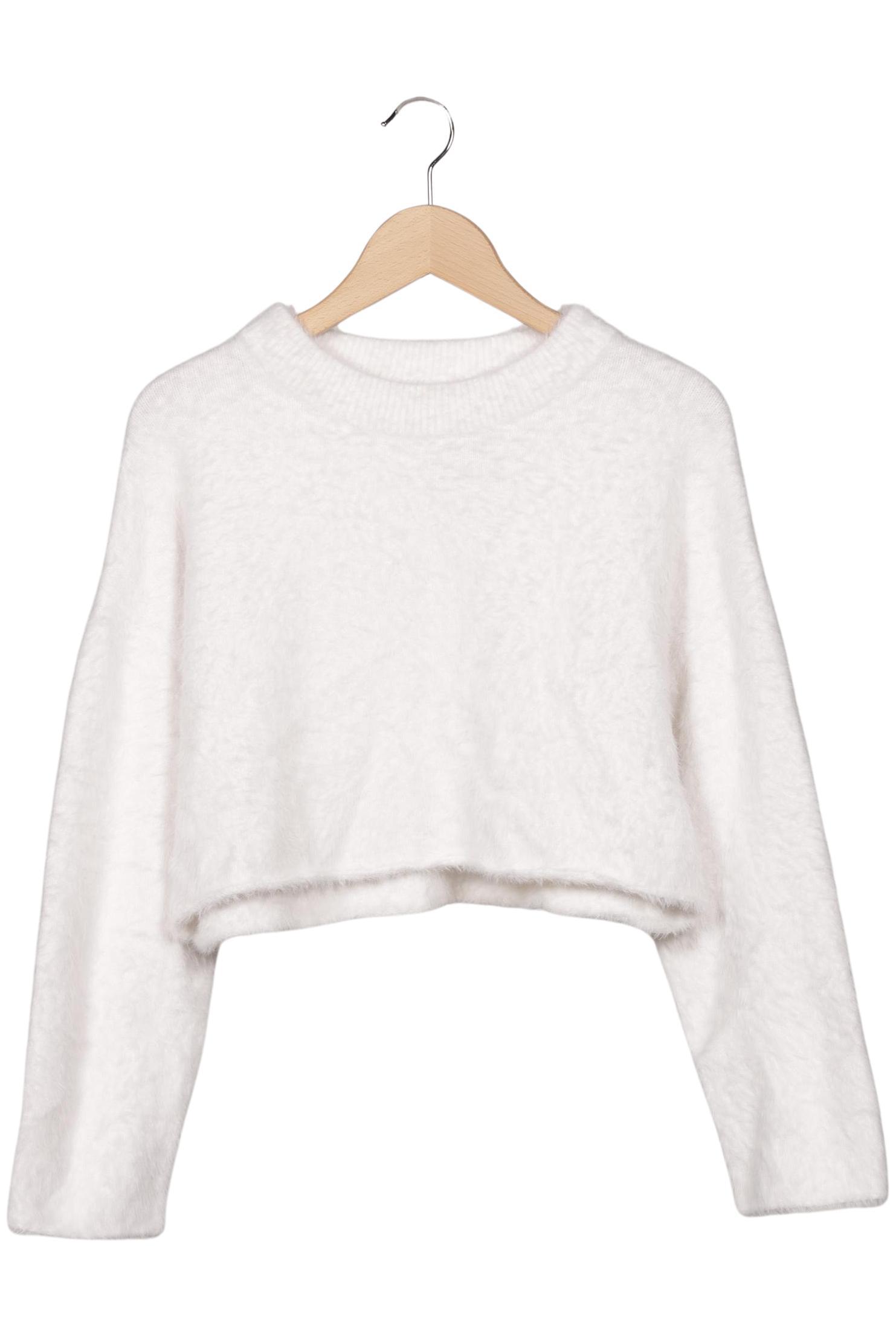 

H&M Damen Pullover, weiß, Gr. 38
