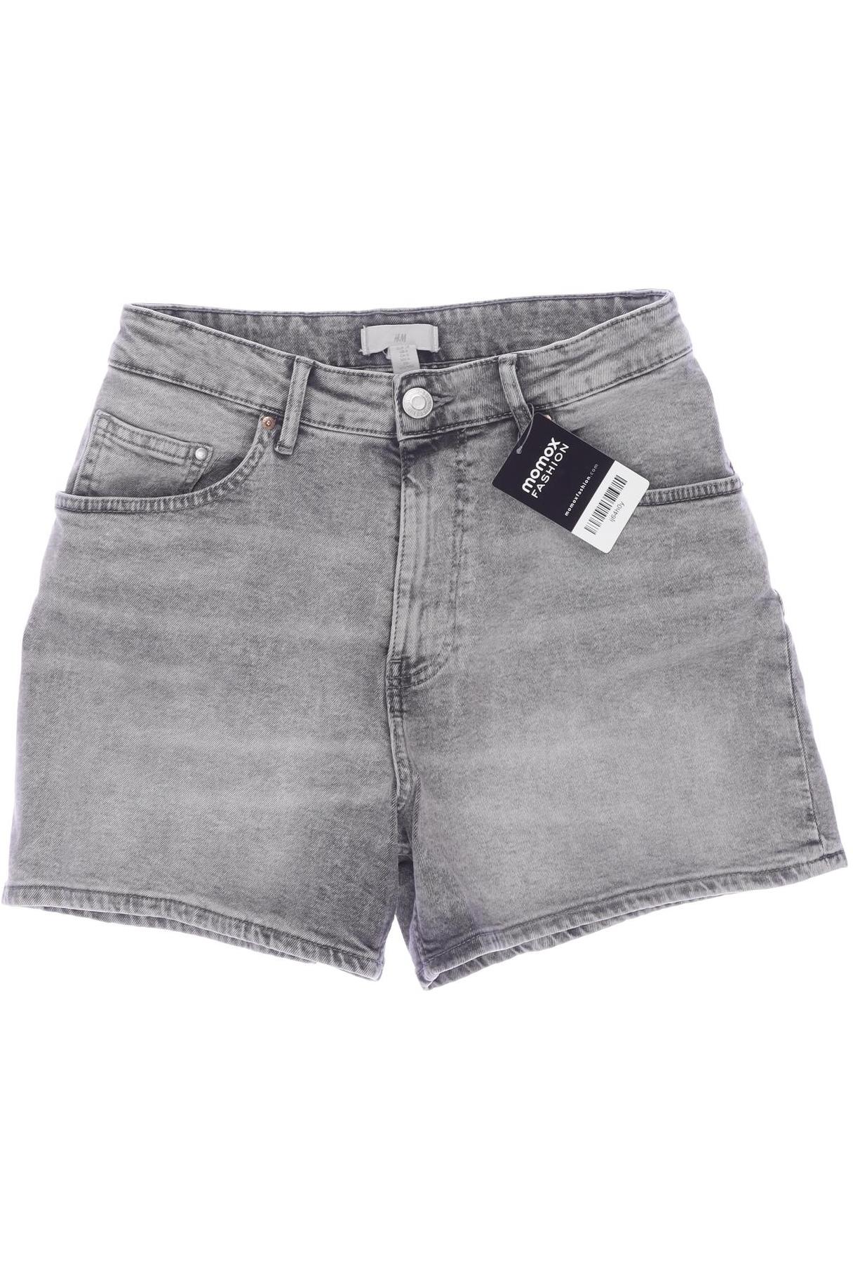 

H&M Damen Shorts, grau, Gr. 38
