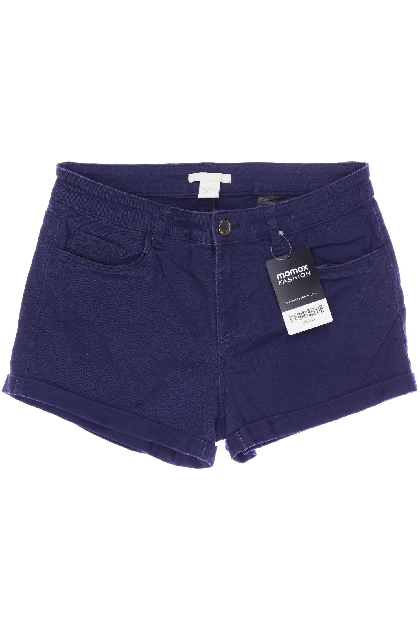 

H&M Damen Shorts, marineblau, Gr. 34