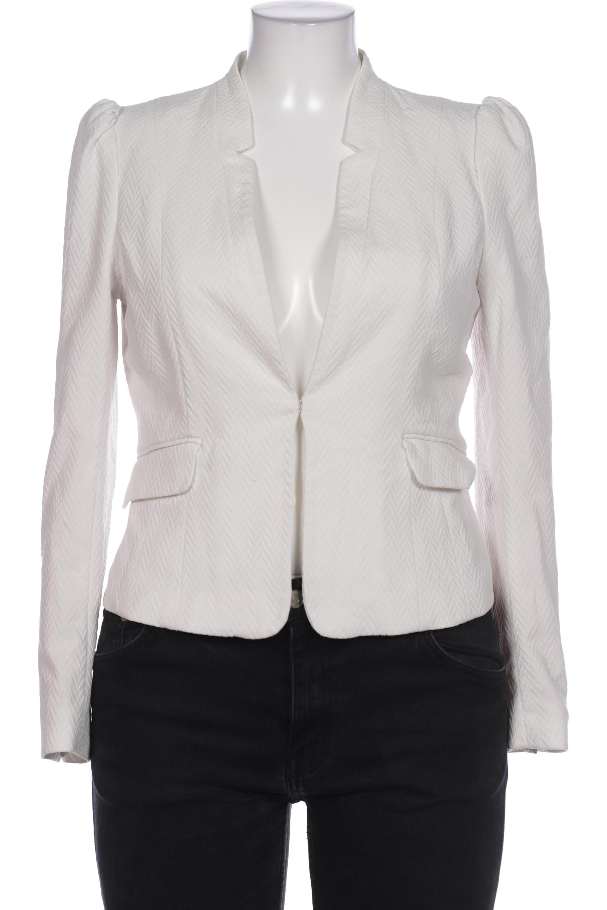 

H&M Damen Blazer, weiß, Gr. 42