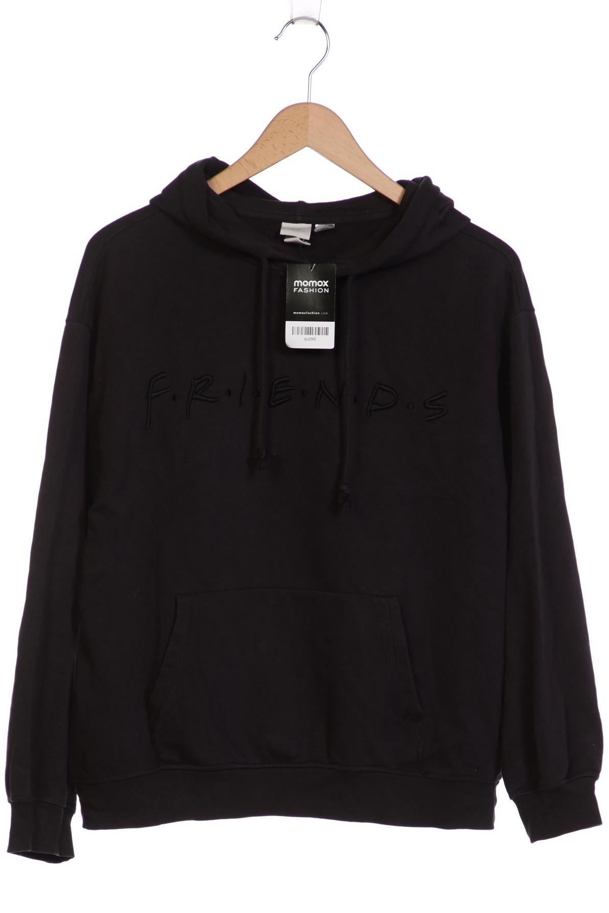 

H&M Damen Kapuzenpullover, schwarz, Gr. 36