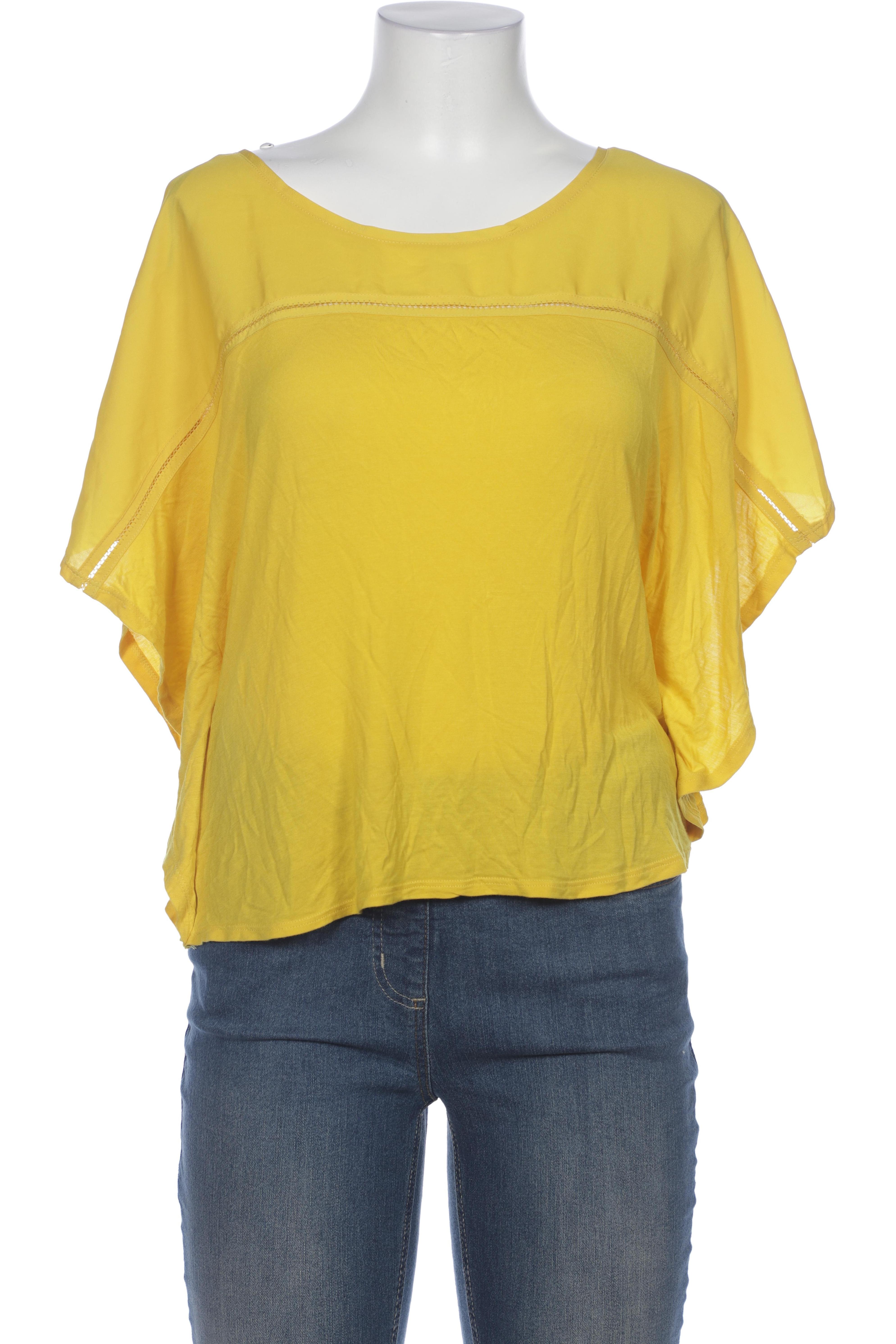 

H&M Damen T-Shirt, gelb, Gr. 38