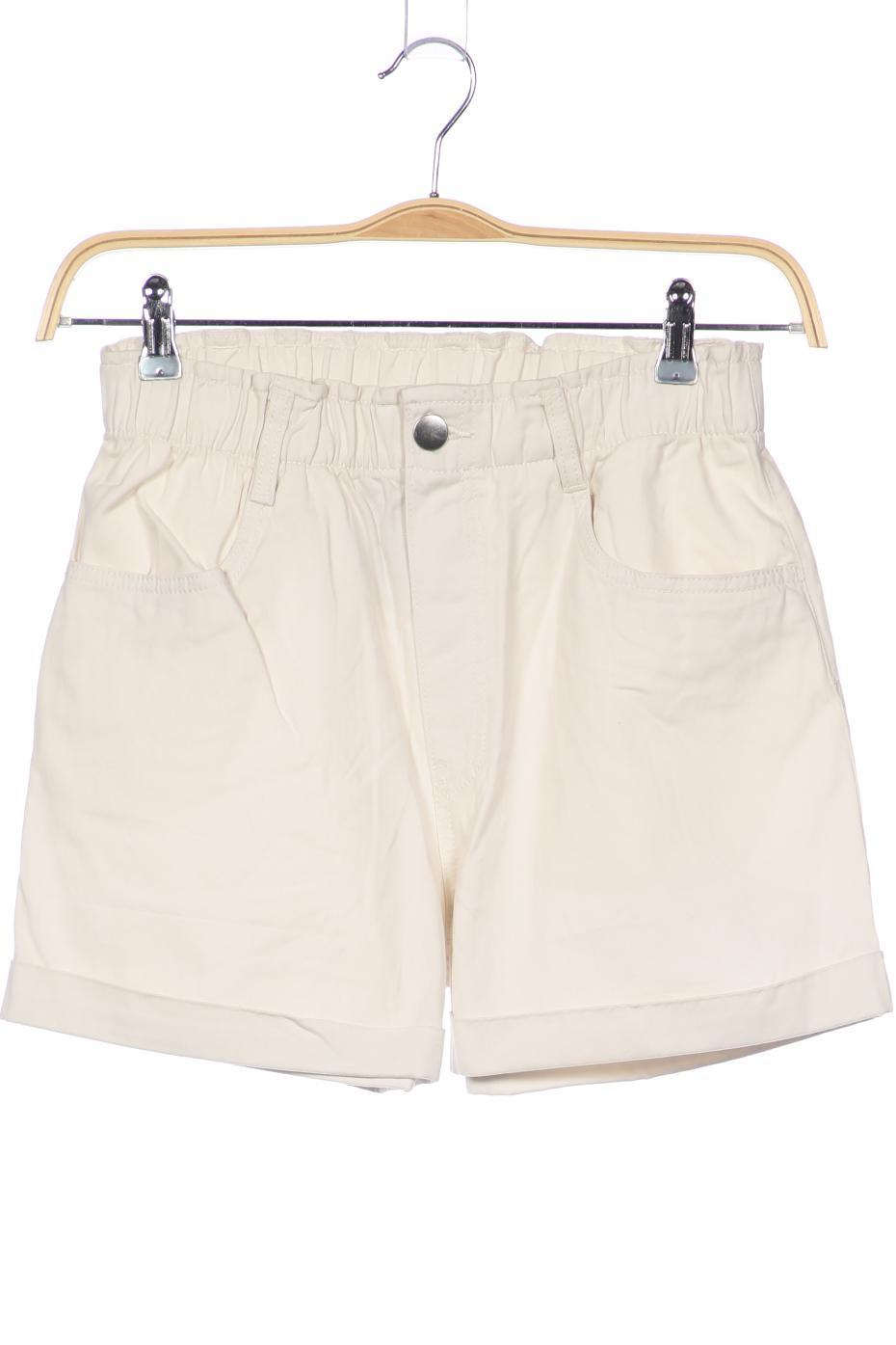 

H&M Damen Shorts, cremeweiß, Gr. 36