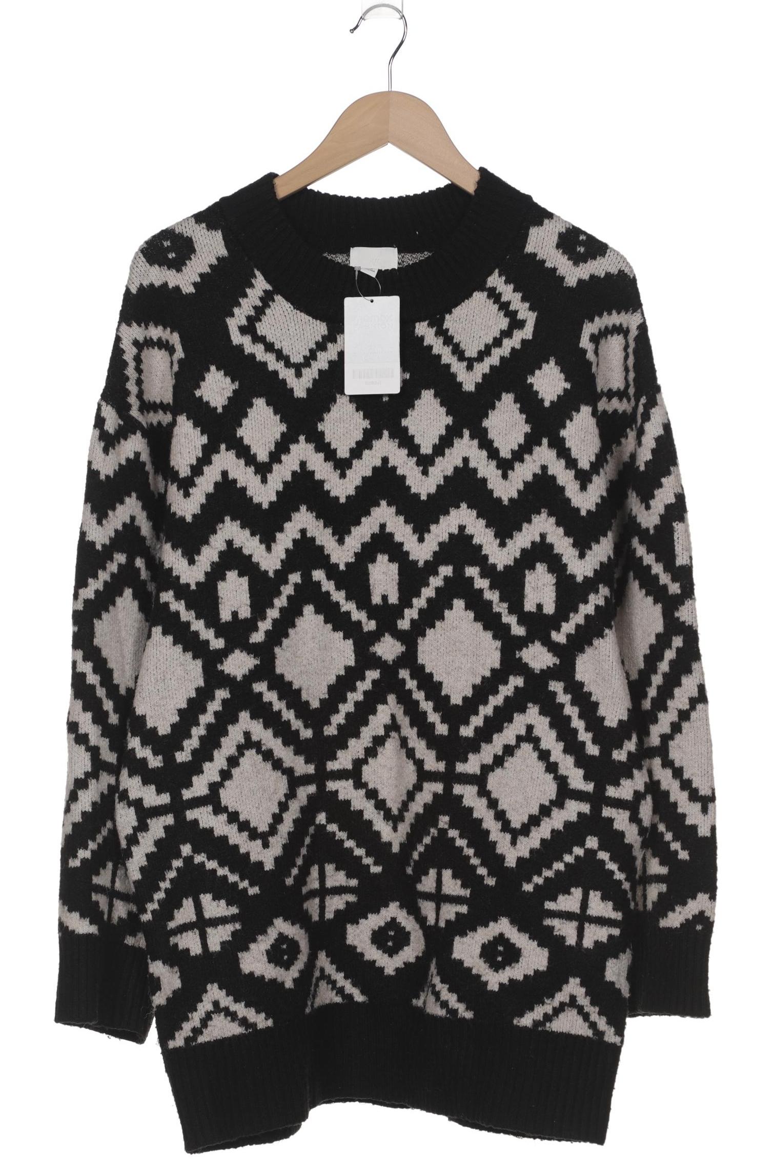 

H&M Damen Pullover, schwarz, Gr. 38