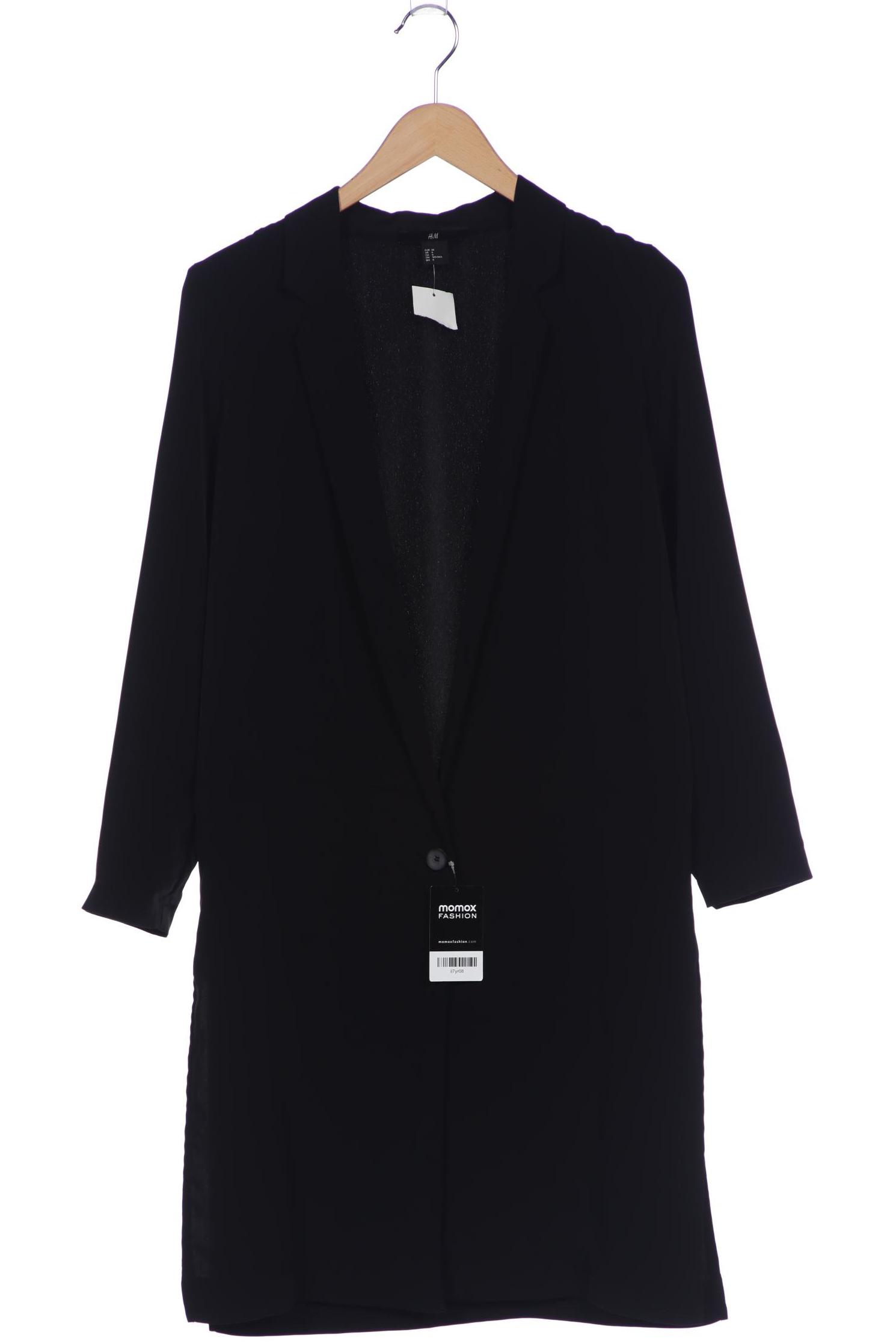 

H&M Damen Mantel, schwarz, Gr. 36