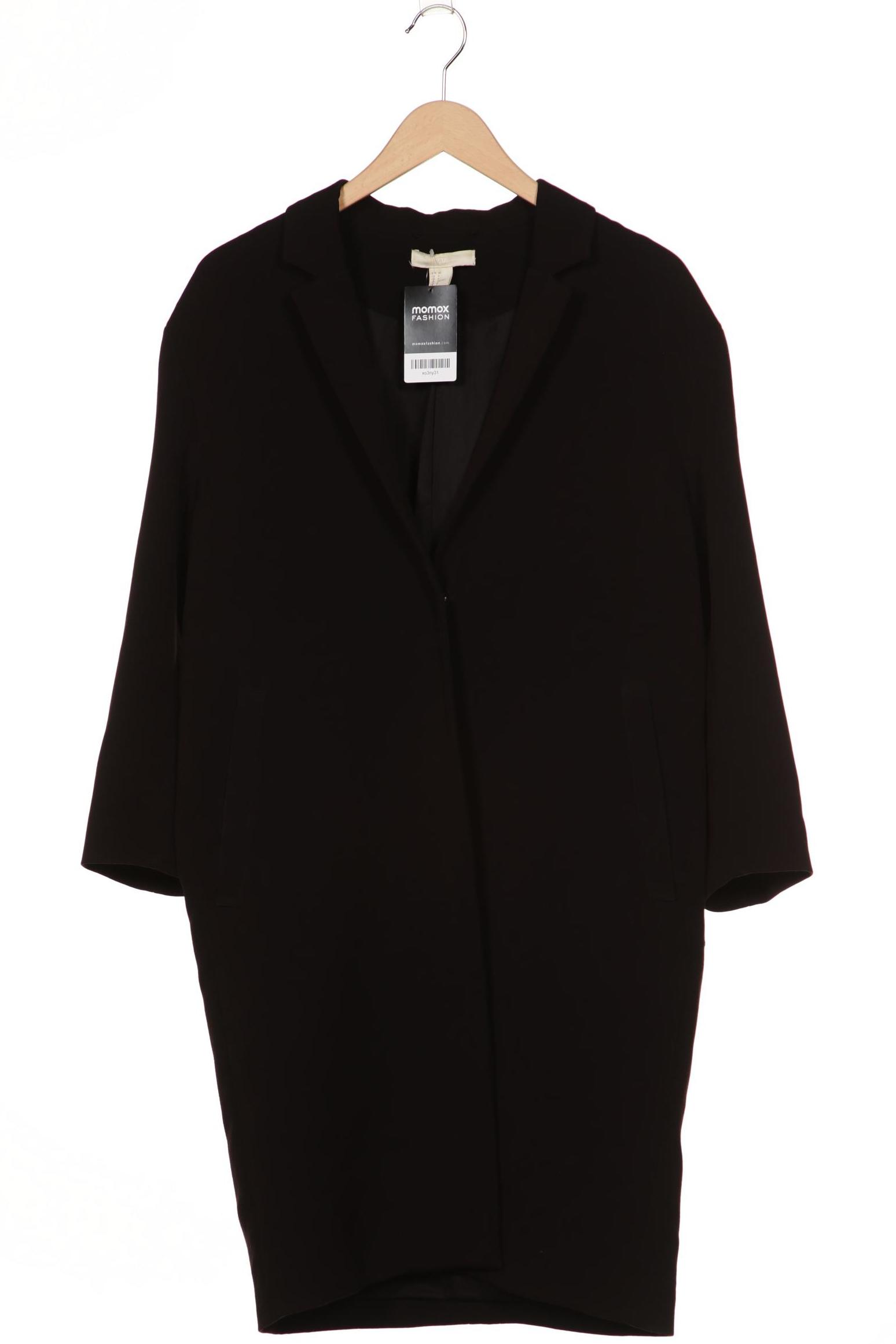 

H&M Damen Mantel, schwarz, Gr. 38