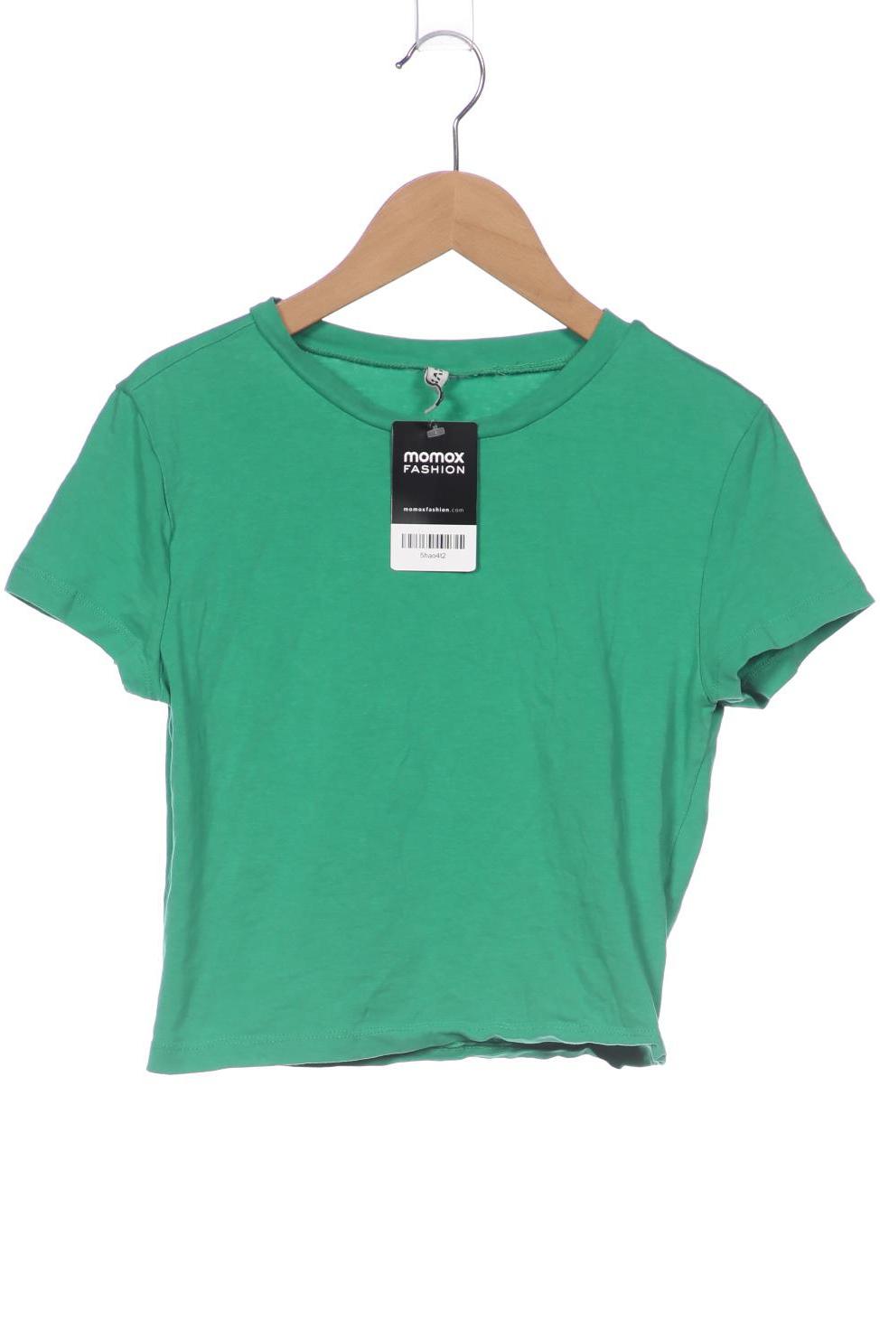 

H&M Damen T-Shirt, grün, Gr. 32