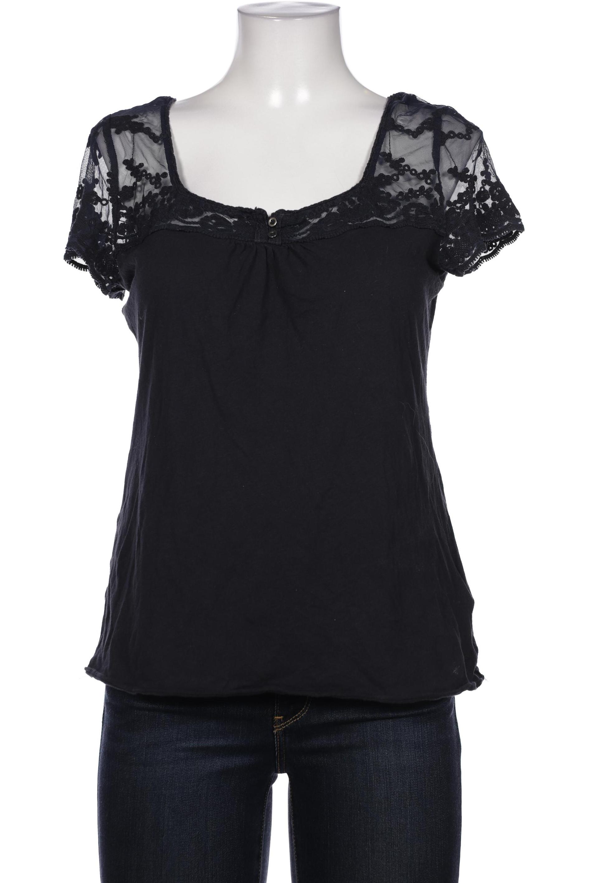 

H&M Damen T-Shirt, marineblau, Gr. 38