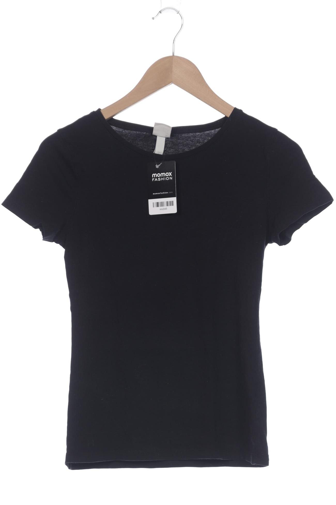 

H&M Damen T-Shirt, schwarz, Gr. 36