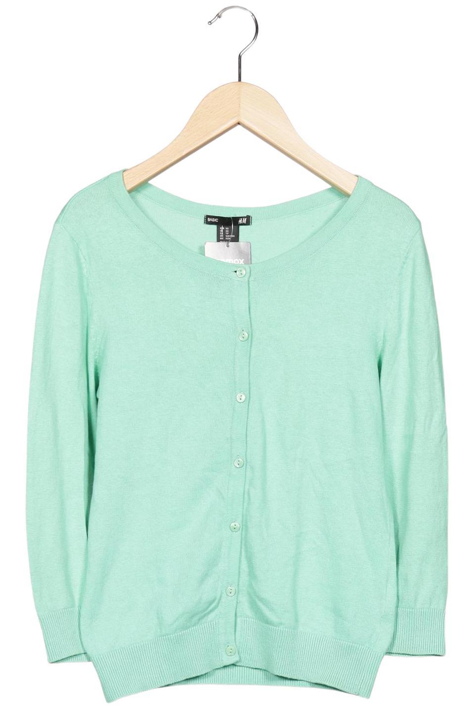 

H&M Damen Strickjacke, hellgrün, Gr. 34