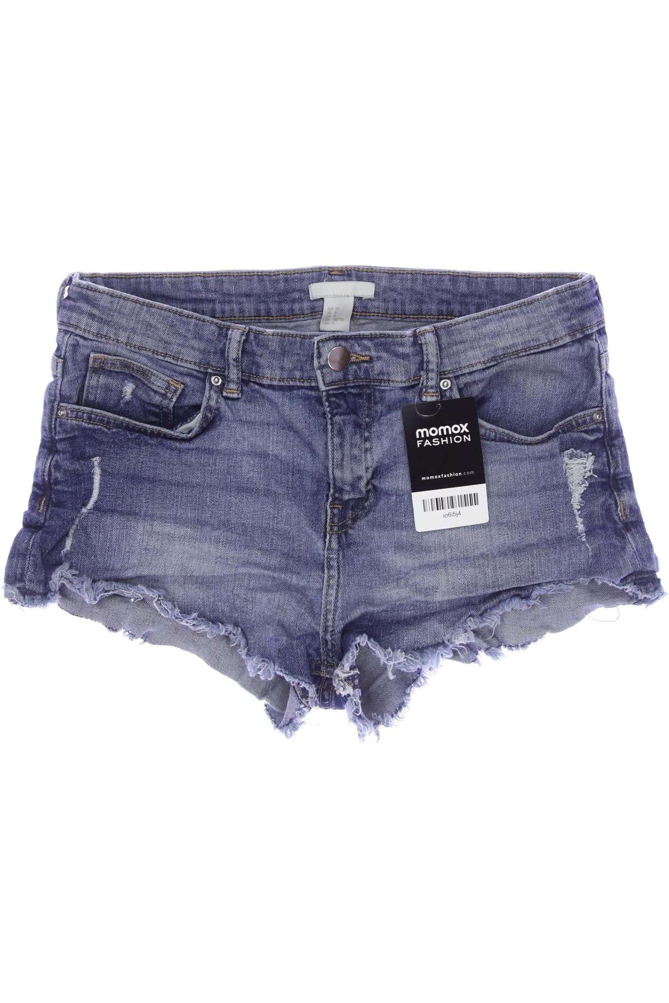 

H&M Damen Shorts, blau, Gr. 38