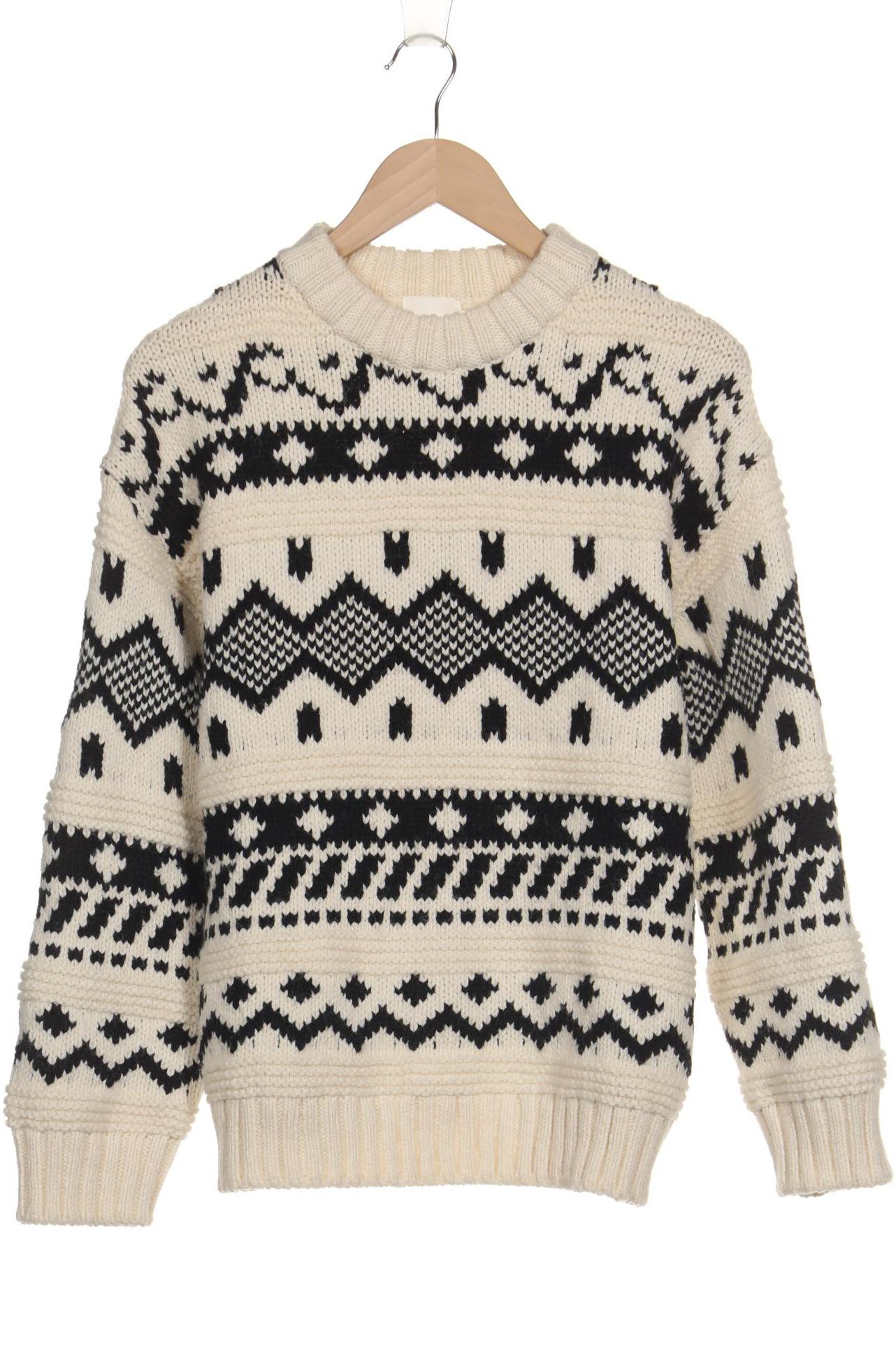 

H&M Damen Pullover, cremeweiß, Gr. 36