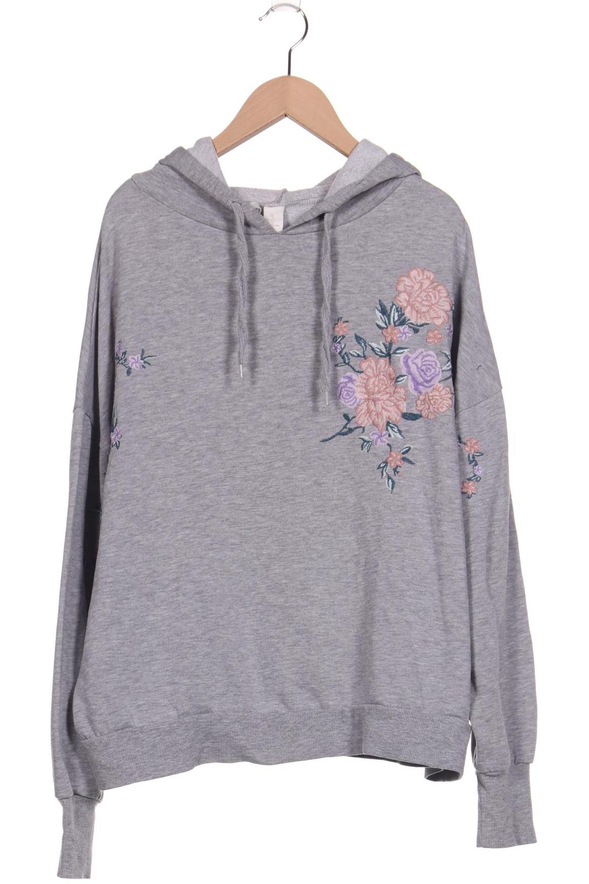 

H&M Damen Kapuzenpullover, grau