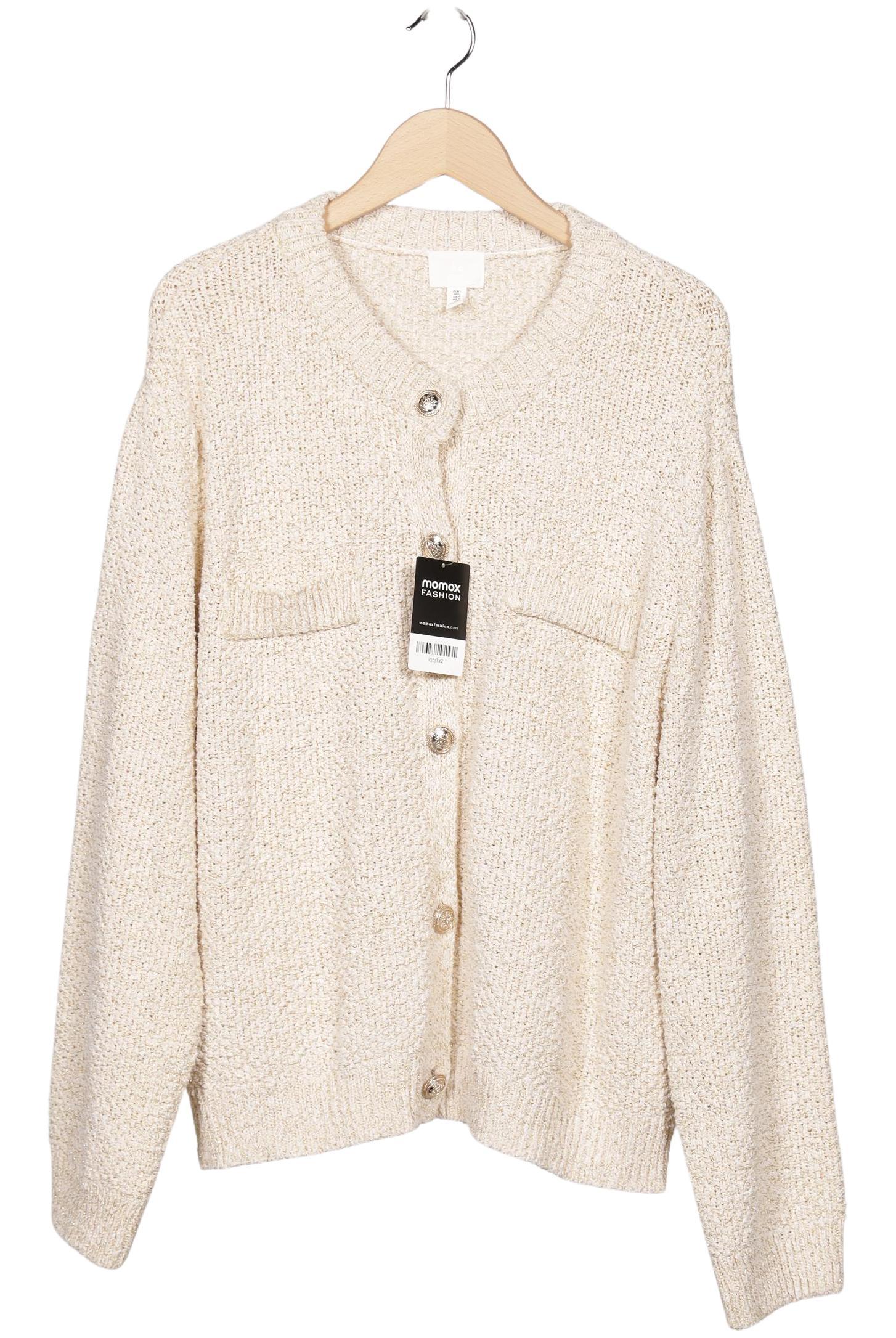 

H&M Damen Strickjacke, cremeweiß, Gr. 42