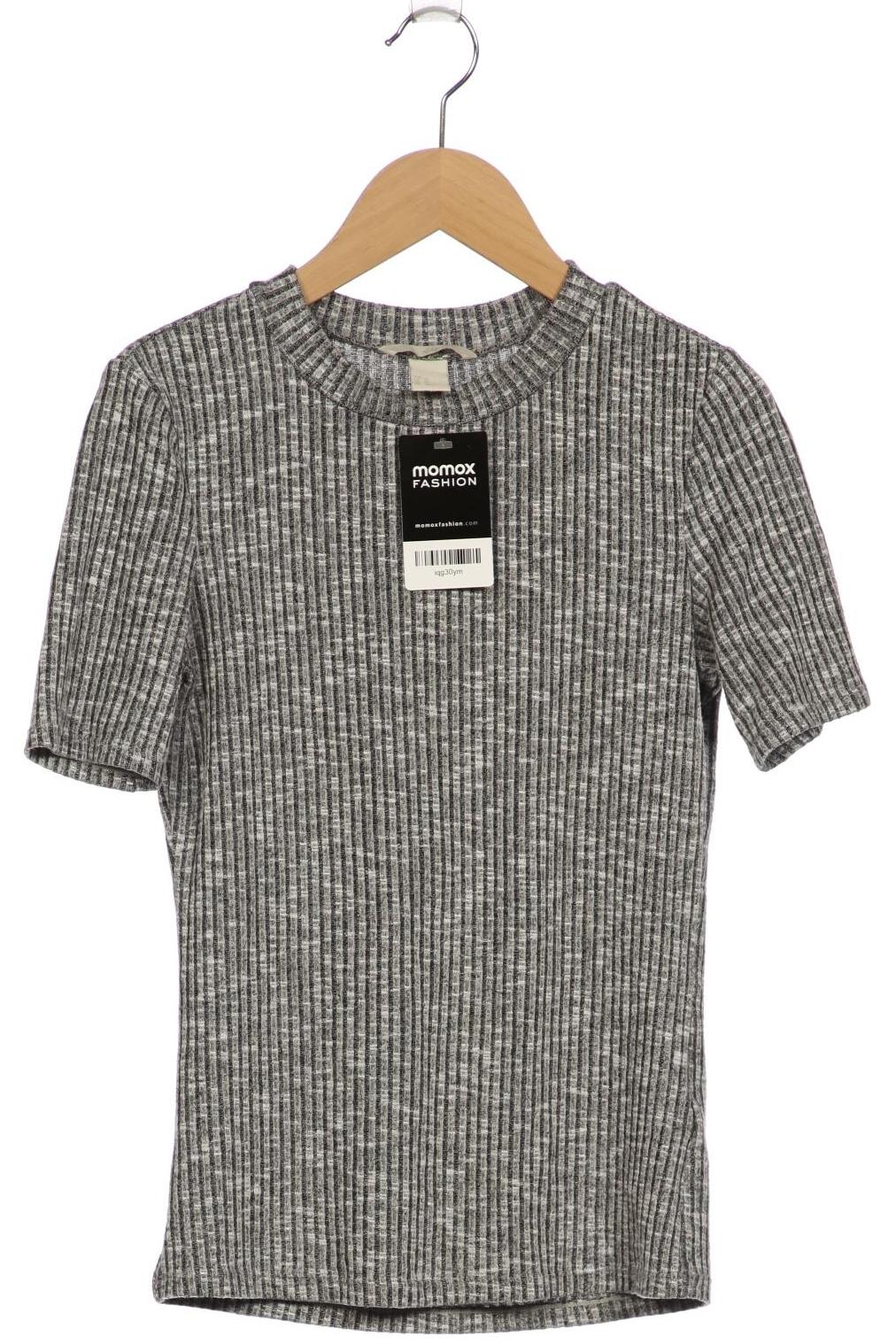

H&M Damen T-Shirt, grau, Gr. 34