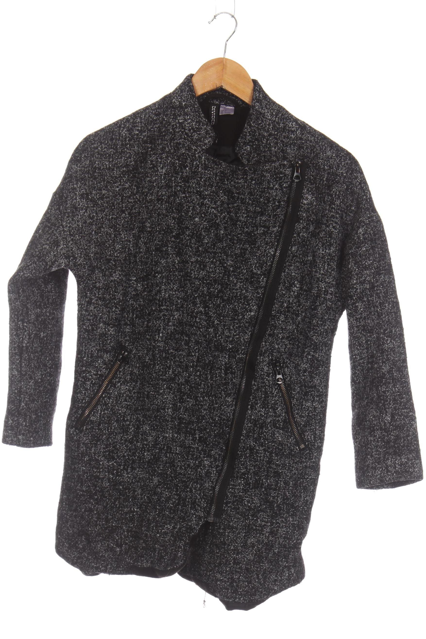

H&M Damen Mantel, schwarz, Gr. 34