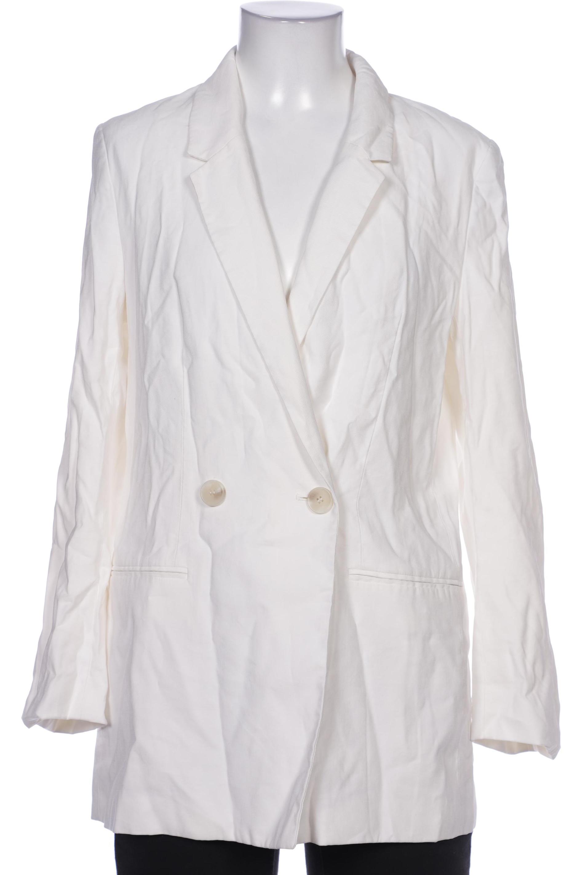 

H&M Damen Blazer, cremeweiß, Gr. 34