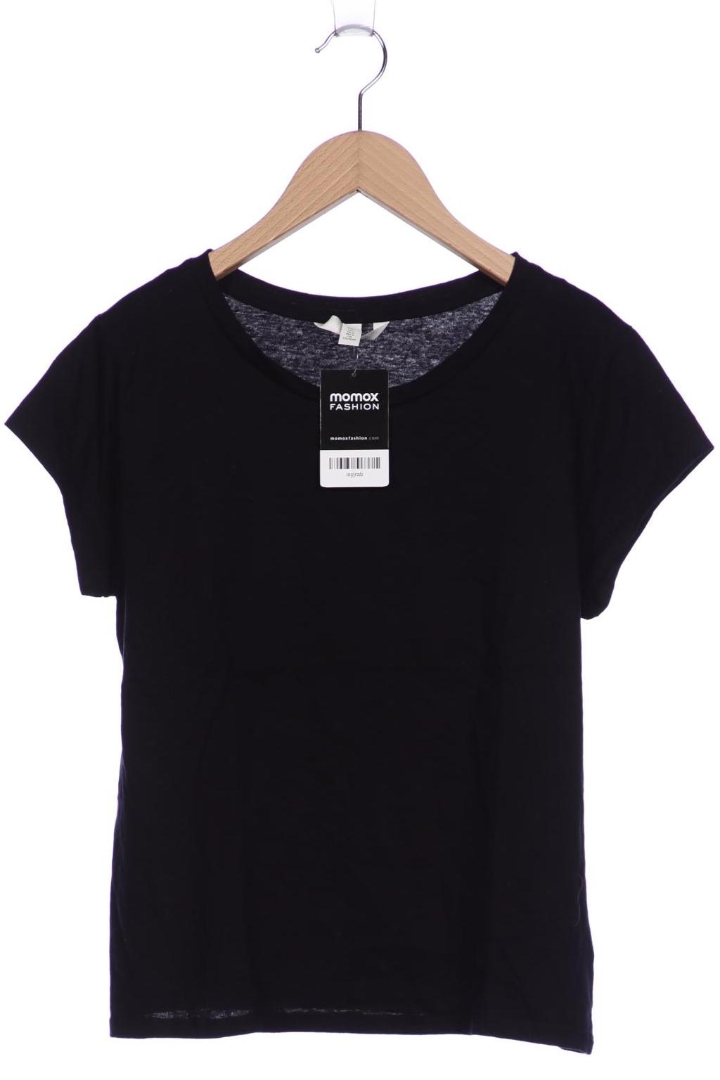 

H&M Damen T-Shirt, schwarz, Gr. 42