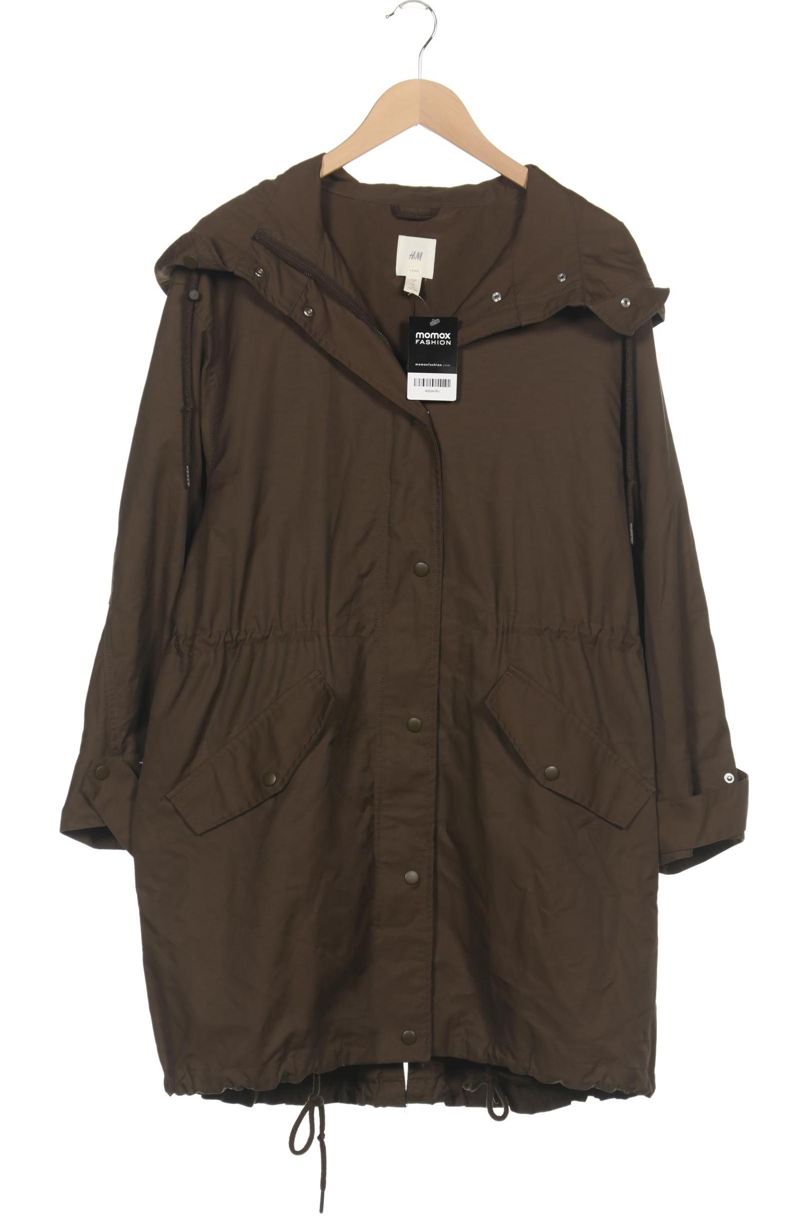 

H&M Damen Mantel, grün, Gr. 38