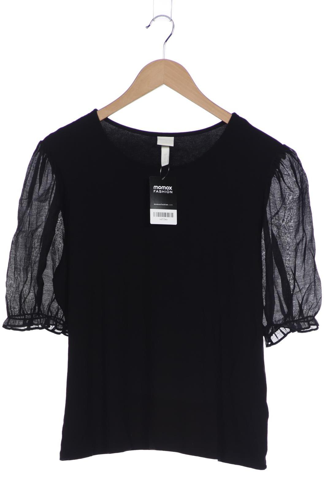 

H&M Damen T-Shirt, schwarz, Gr. 44
