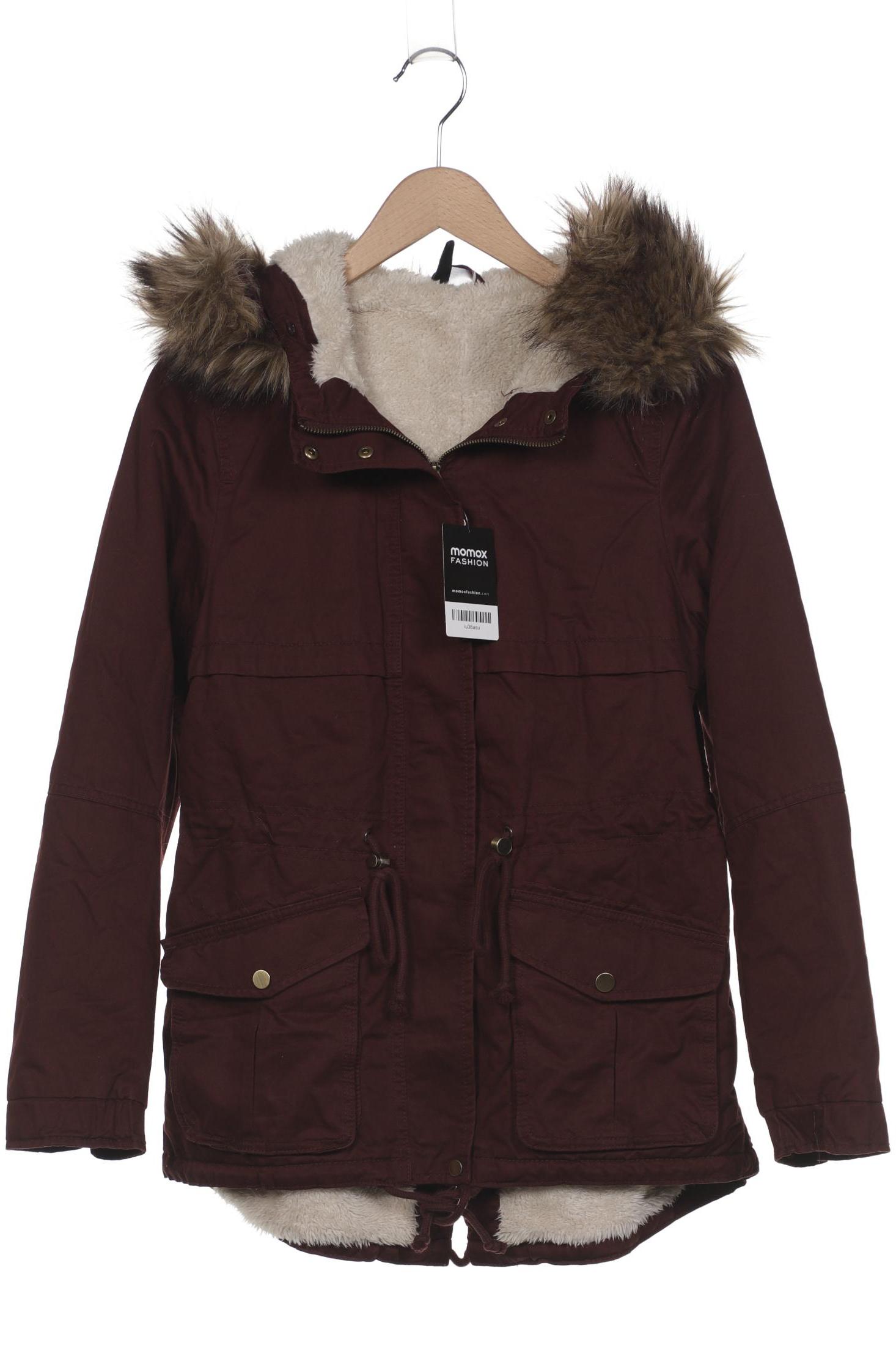 

H&M Damen Mantel, bordeaux, Gr. 40